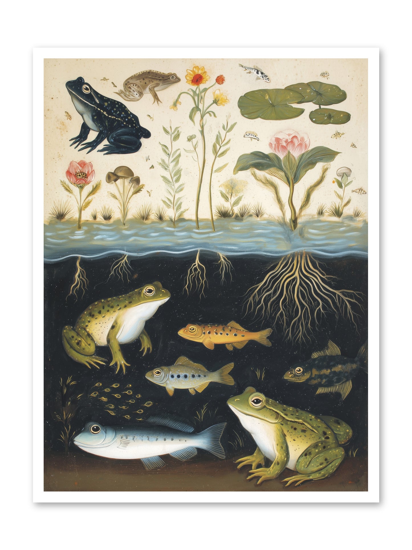 Marine Melodies -- Loose Canvas Print 30x40