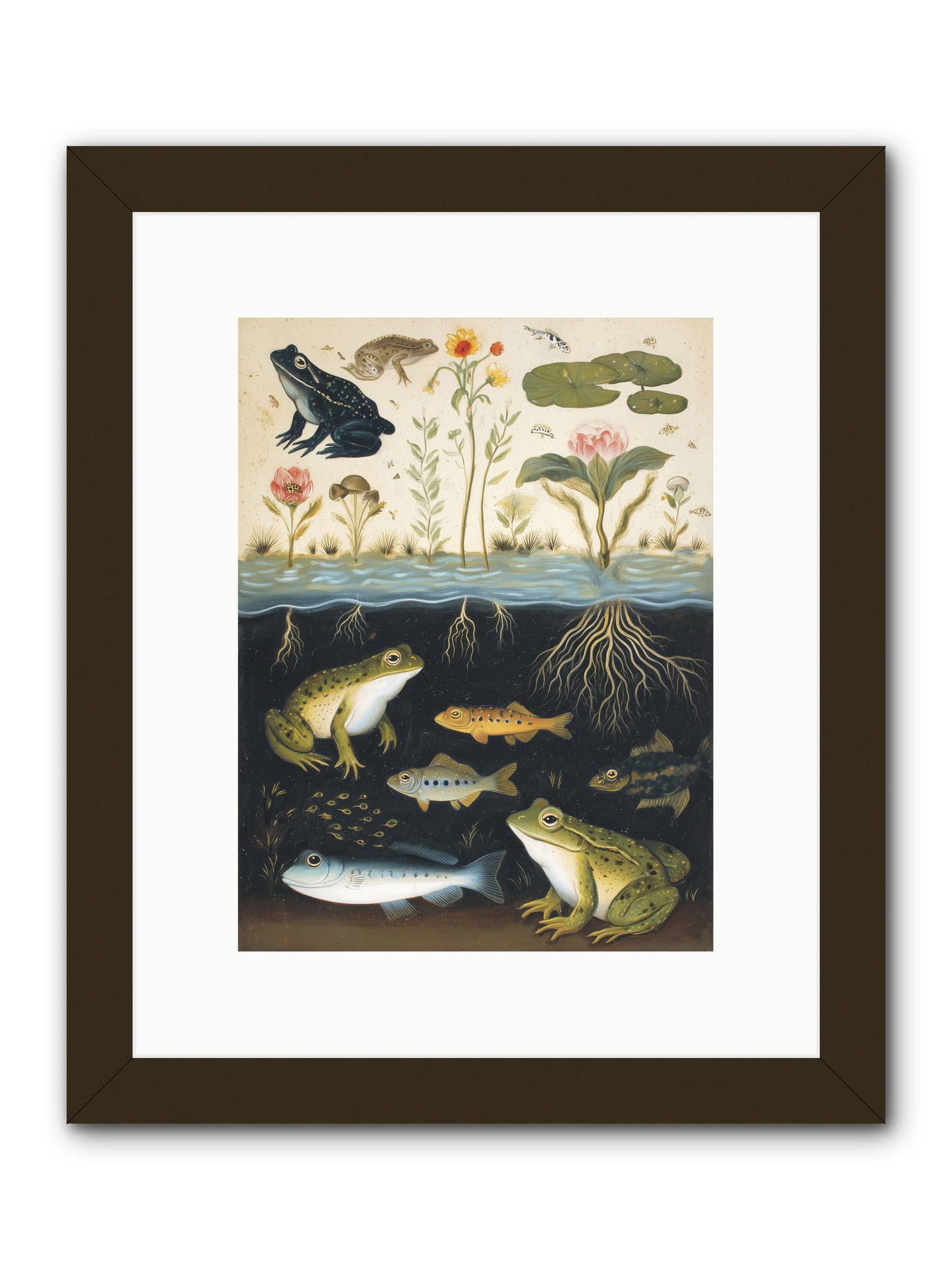 Marine Melodies -- Framed Print - Black 9x12