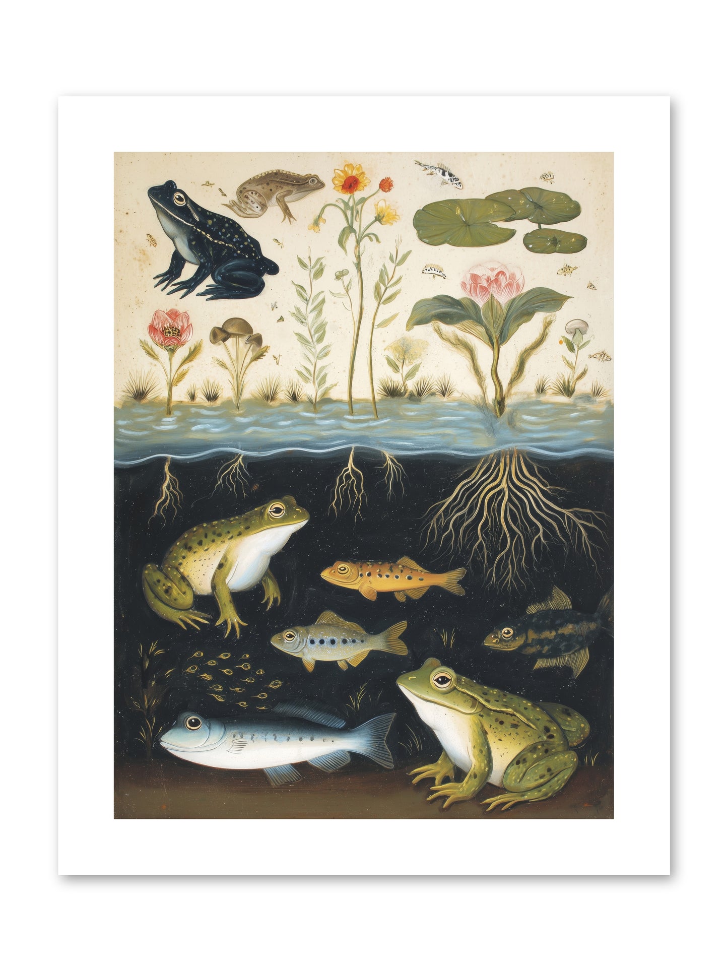 Marine Melodies -- Paper Print 9x12
