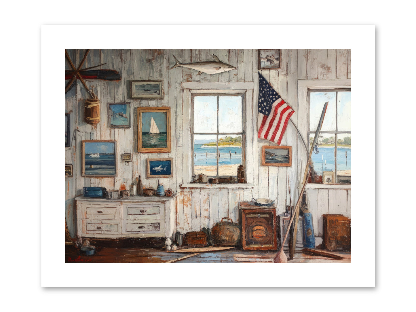 Mariner's Rest -- Paper Print 12x9