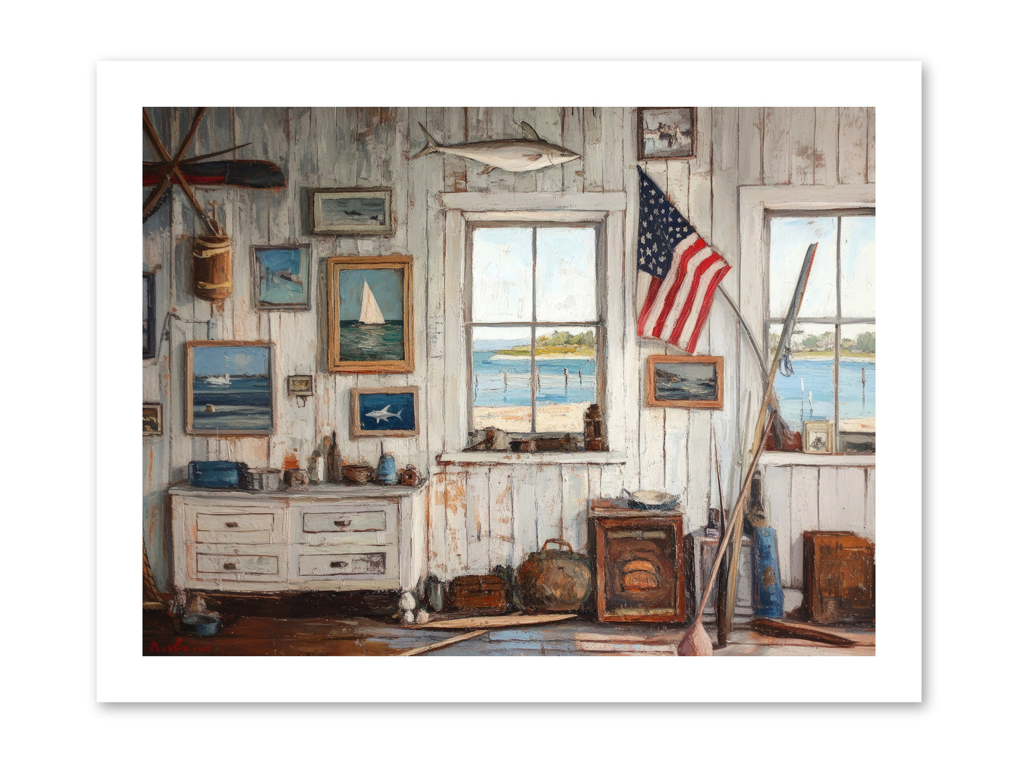 Mariner's Rest -- Loose Canvas Print 16x12