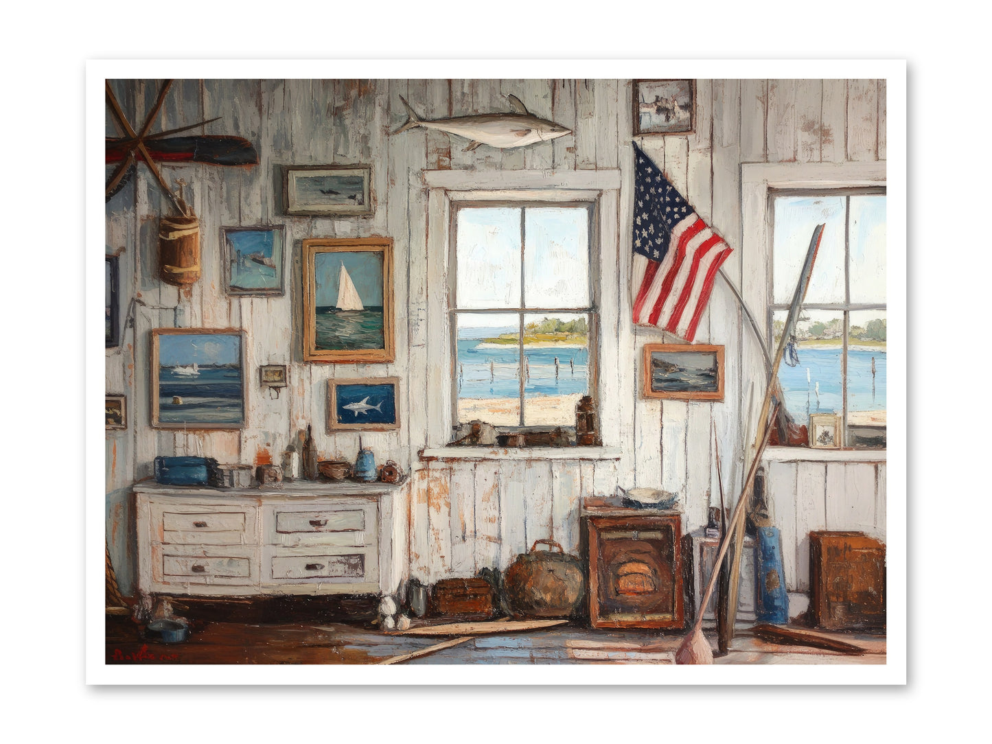Mariner's Rest -- Loose Canvas Print 40x30