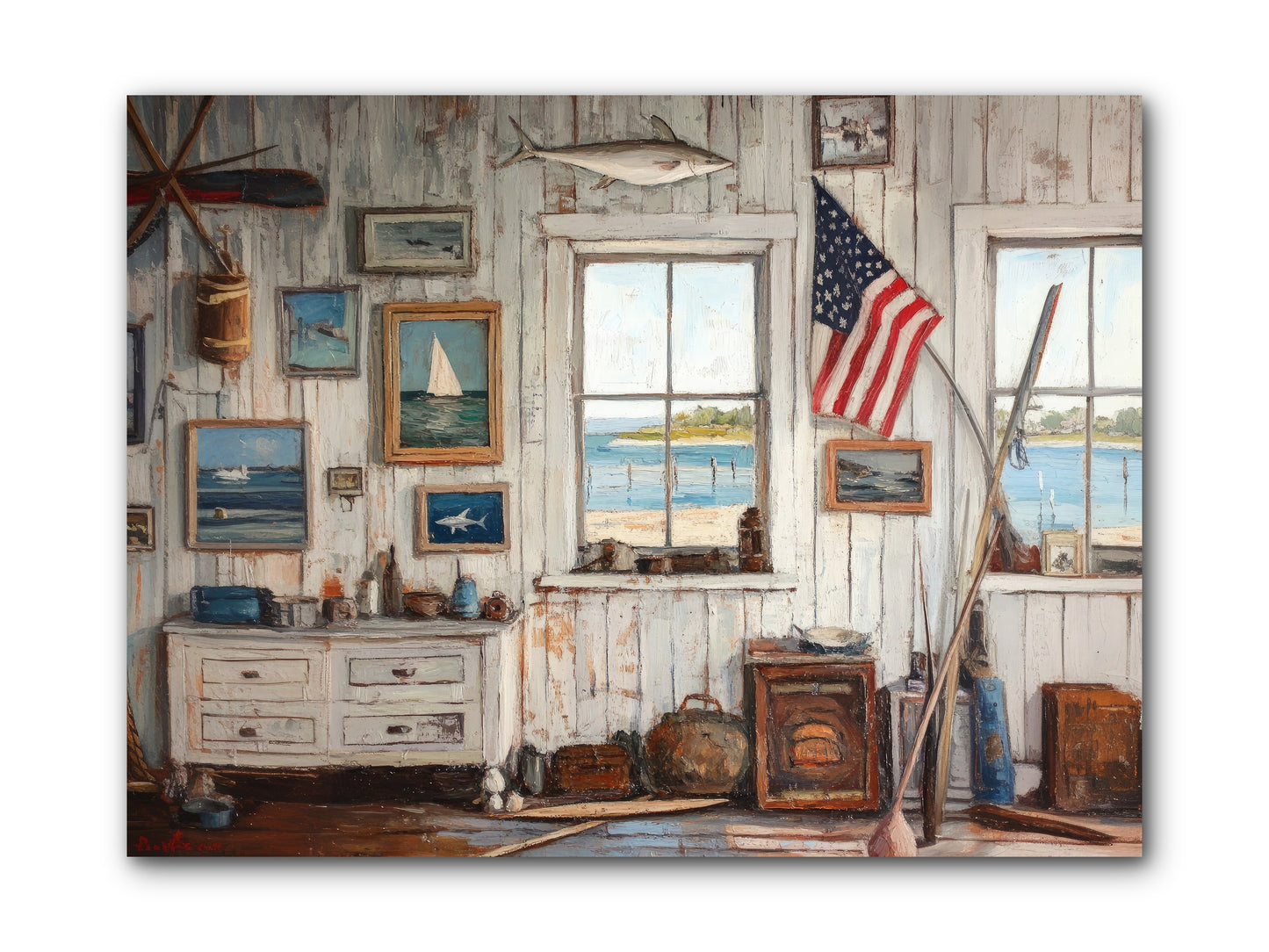 Mariner's Rest -- Wrapped Canvas 12x9