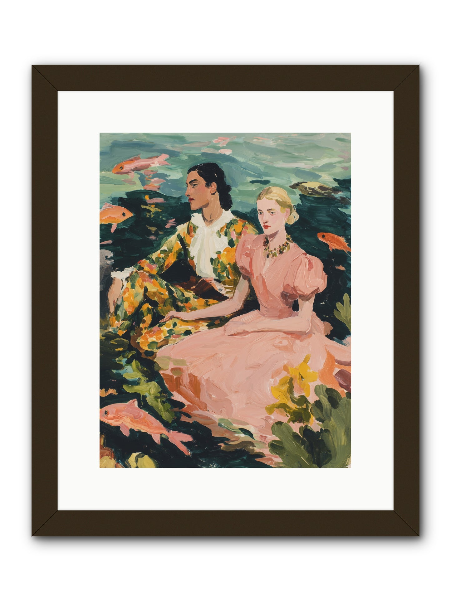 Maritime Affinity -- Framed Print - Black 12x16