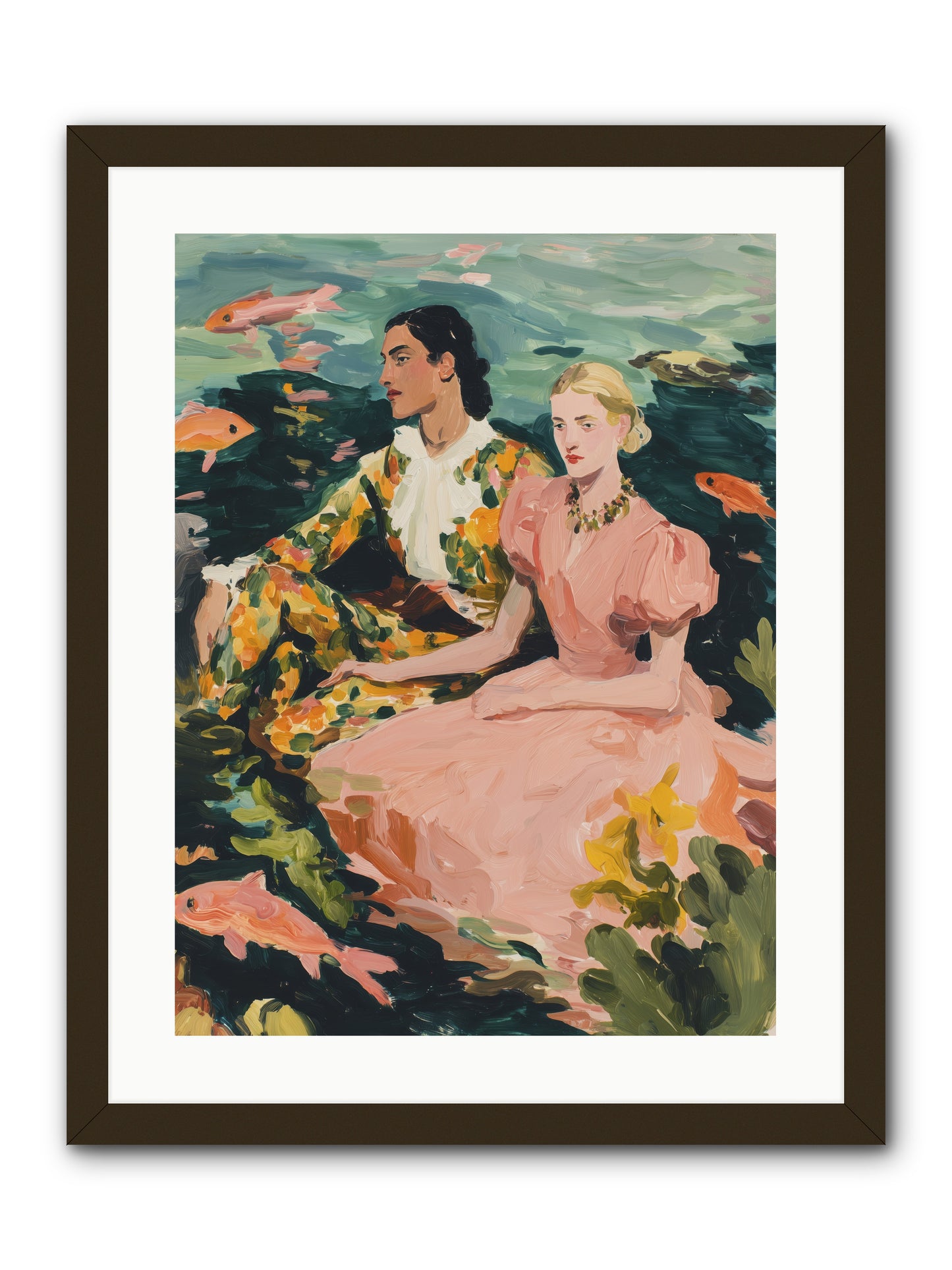 Maritime Affinity -- Framed Print - Black 18x24