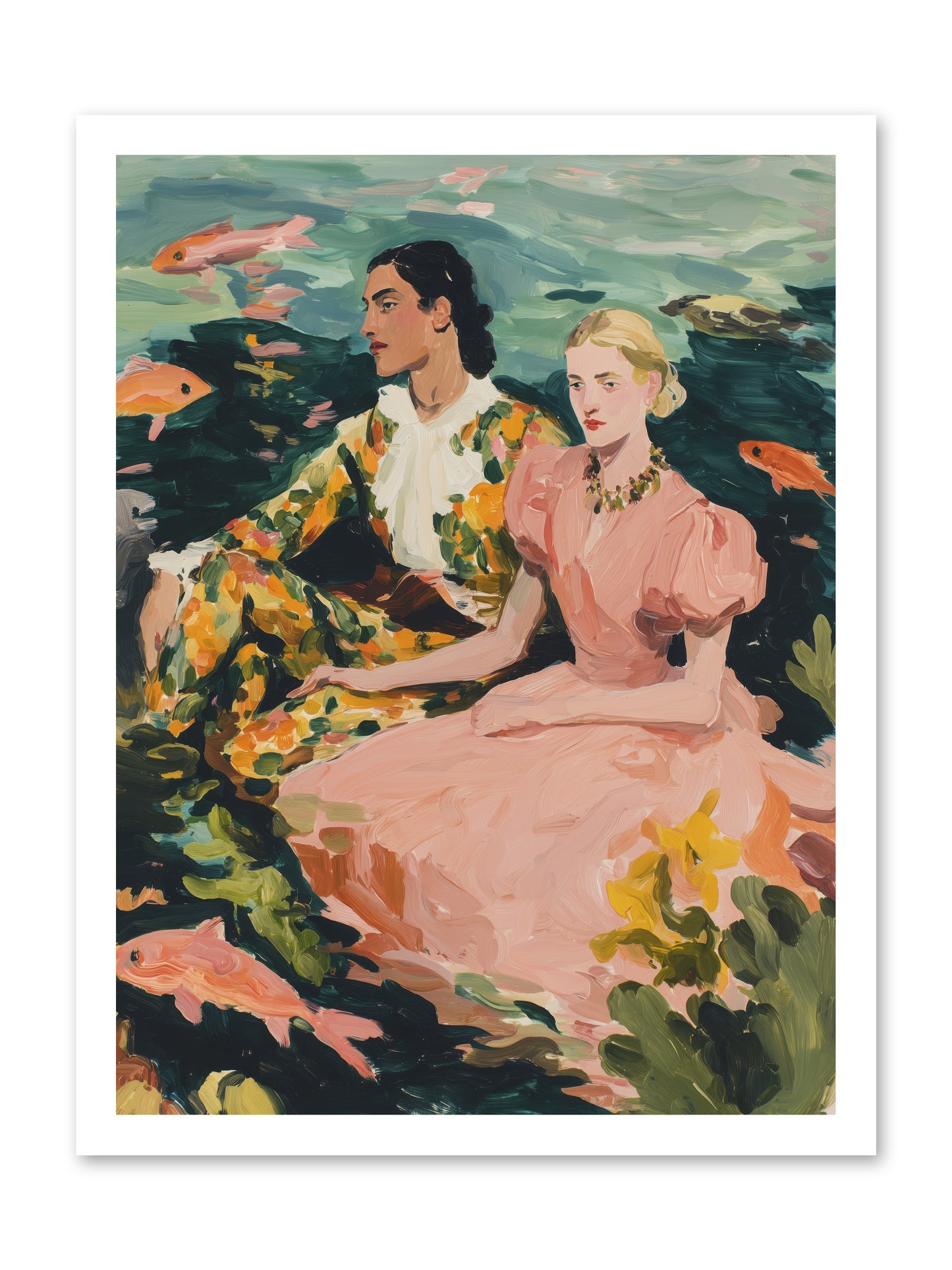 Maritime Affinity -- Loose Canvas Print 18x24