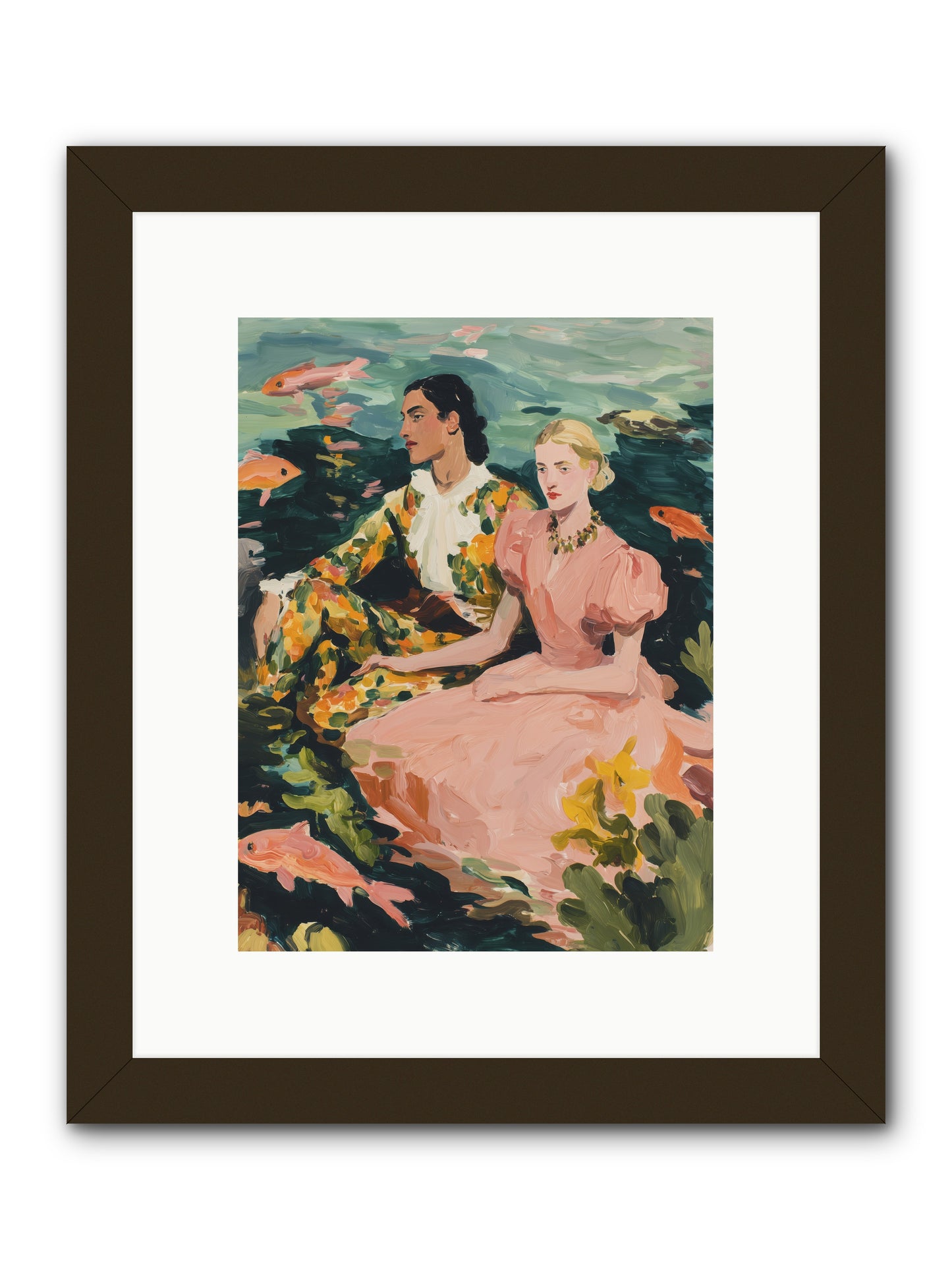 Maritime Affinity -- Framed Print - Black 9x12