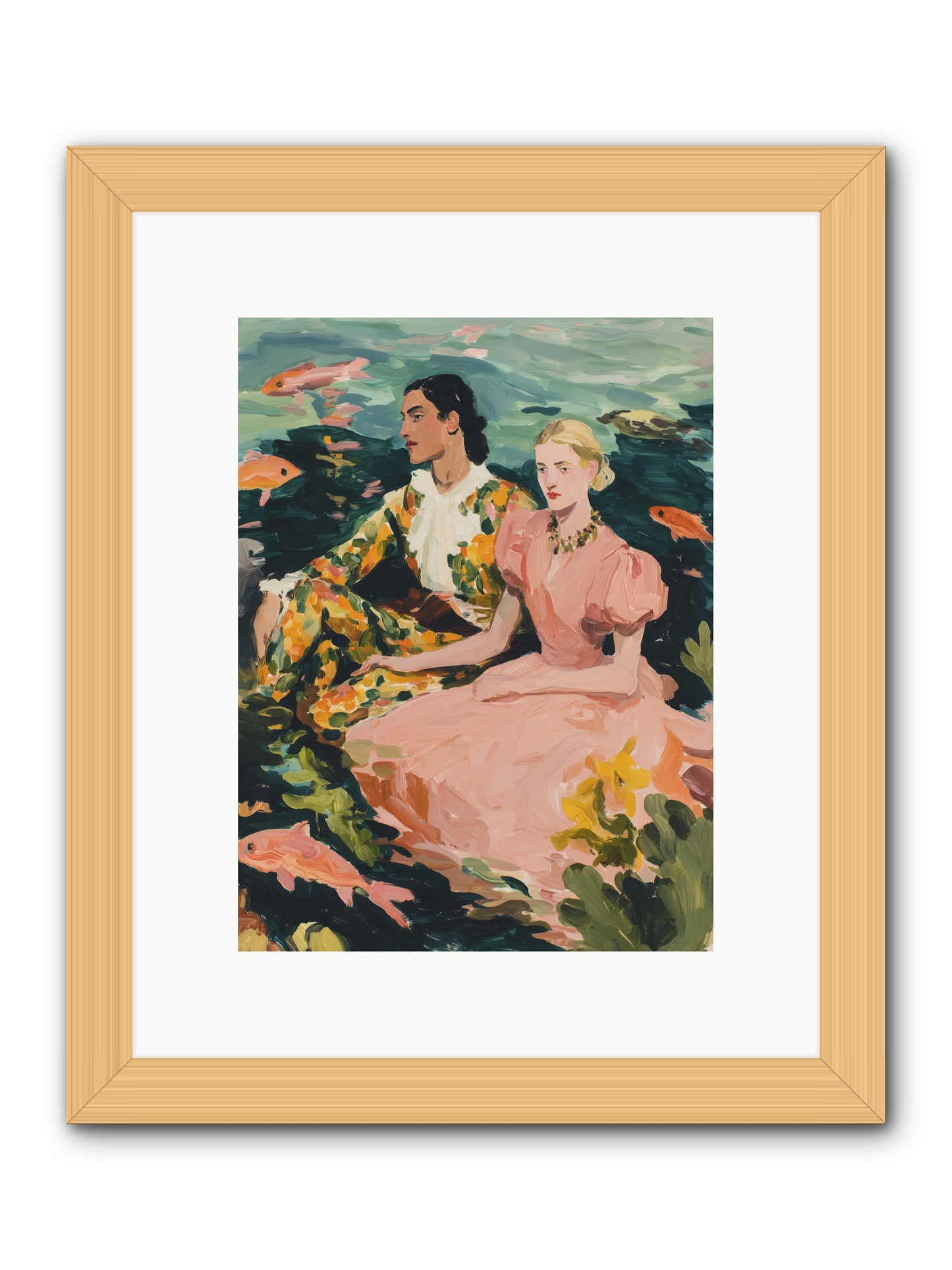 Maritime Affinity -- Framed Print - Natural 9x12