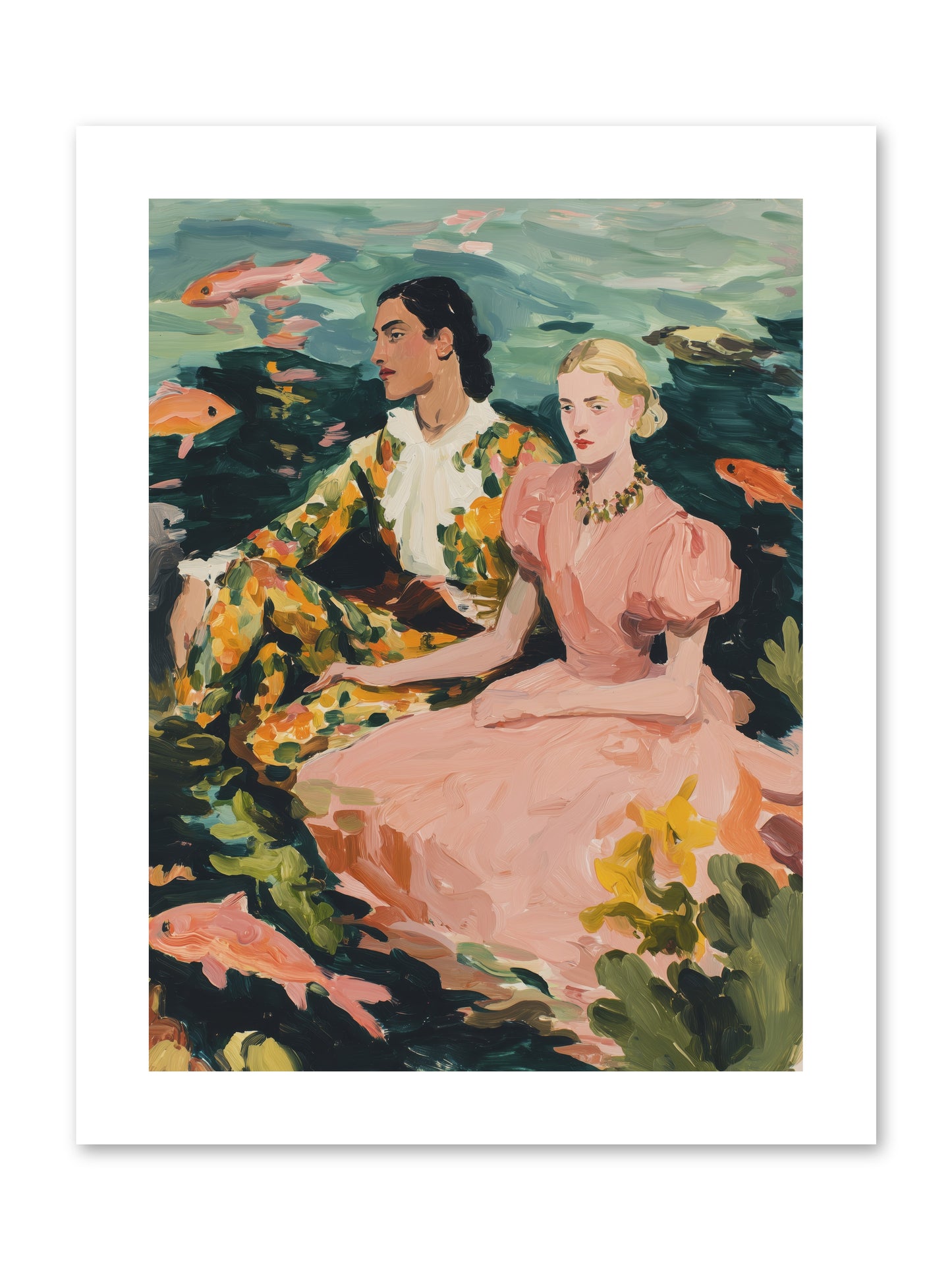 Maritime Affinity -- Loose Canvas Print 9x12