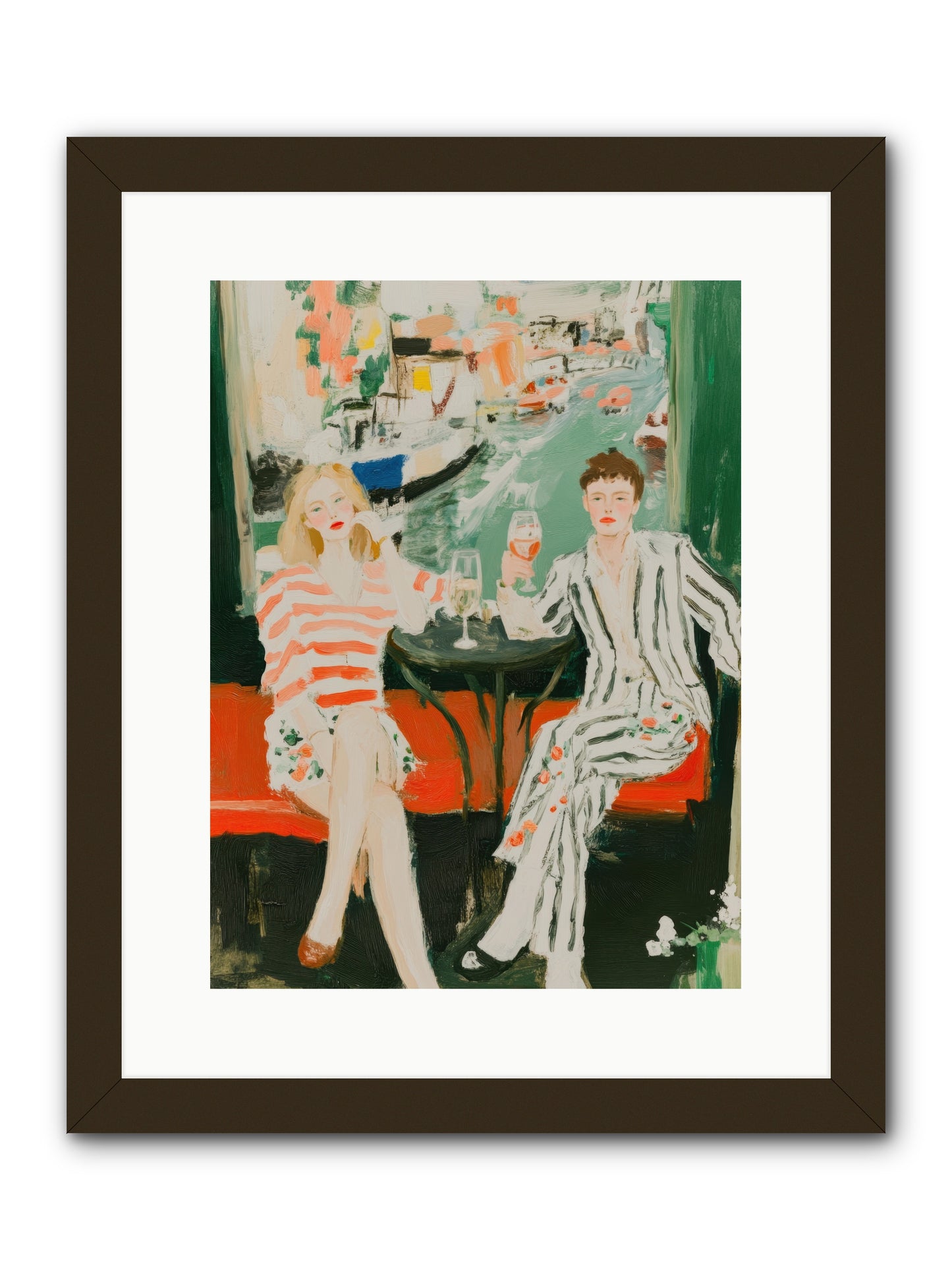 Maritime Daydreams -- Framed Print - Black 12x16