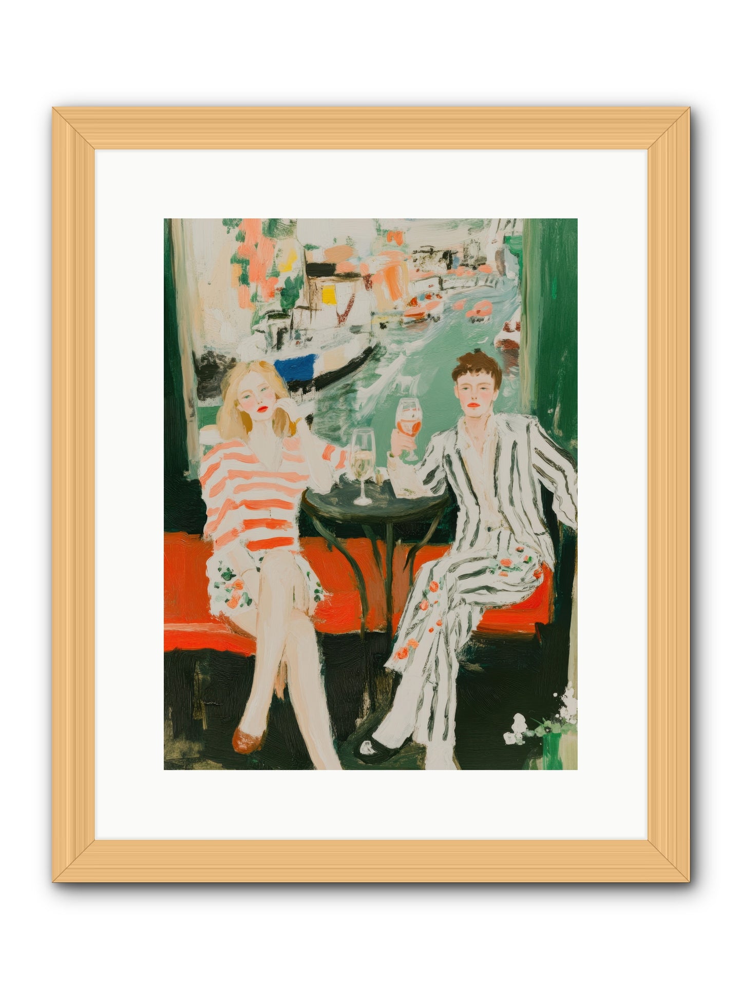 Maritime Daydreams -- Framed Print - Natural 12x16