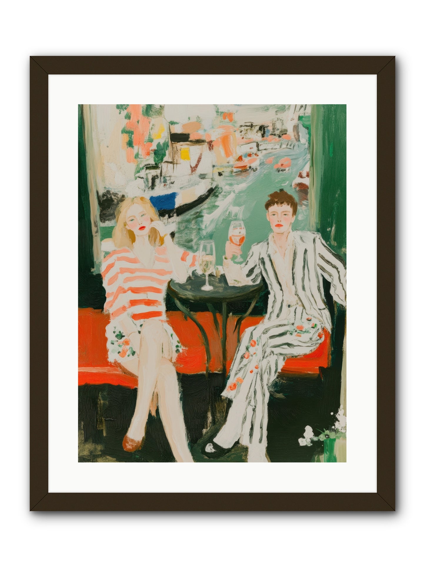 Maritime Daydreams -- Framed Print - Black 18x24