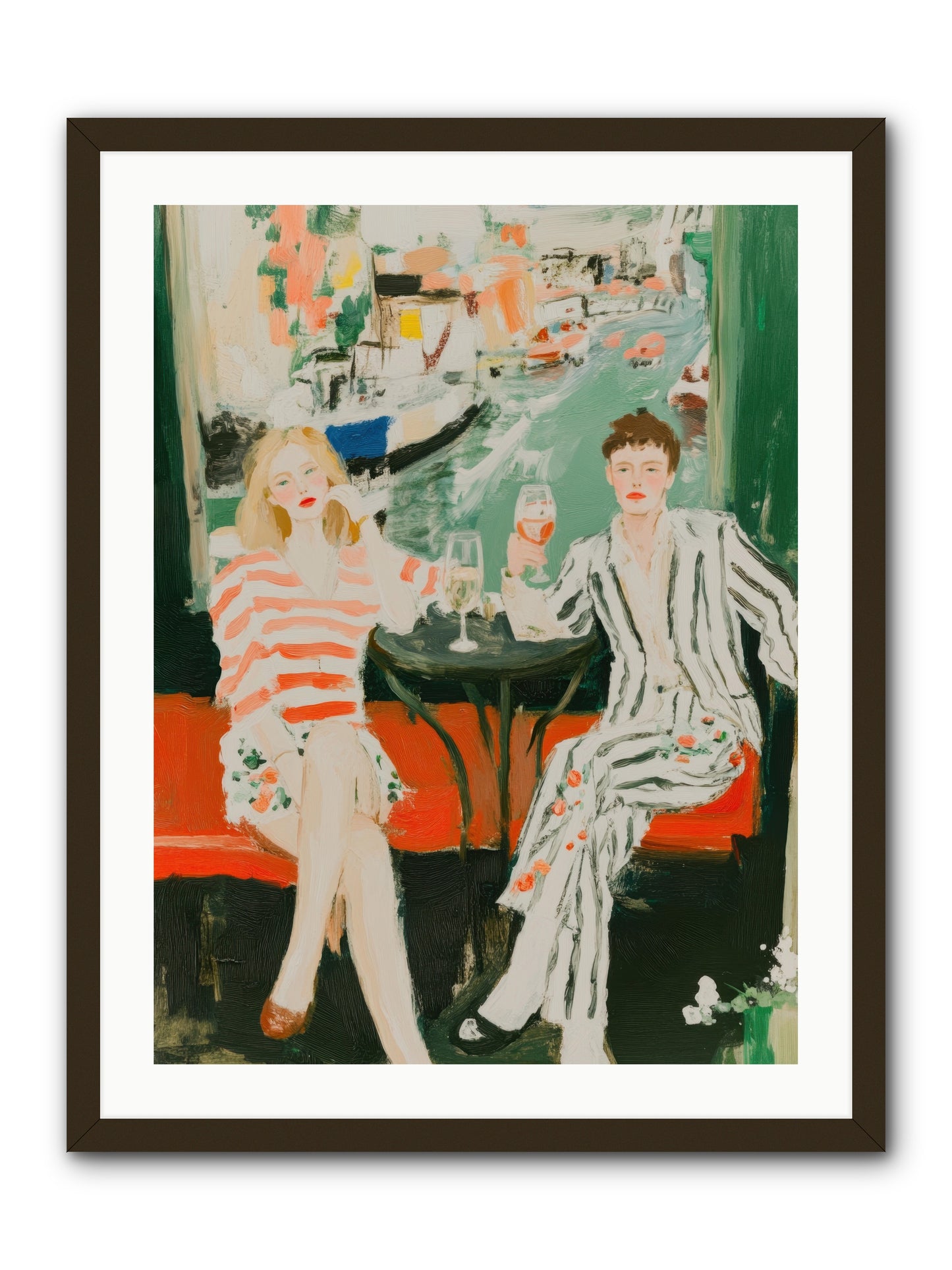 Maritime Daydreams -- Framed Print - Black 24x32