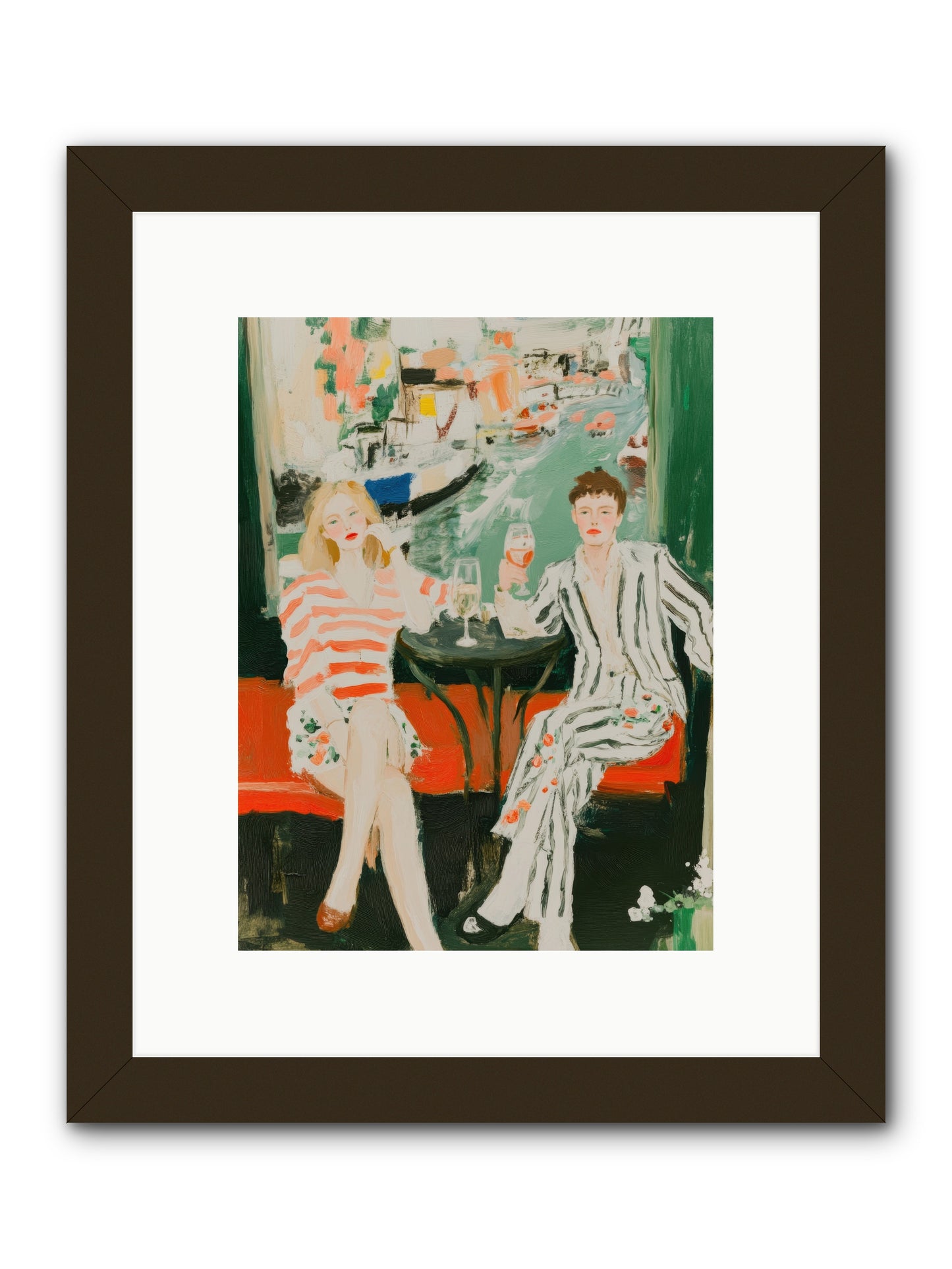 Maritime Daydreams -- Framed Print - Black 9x12