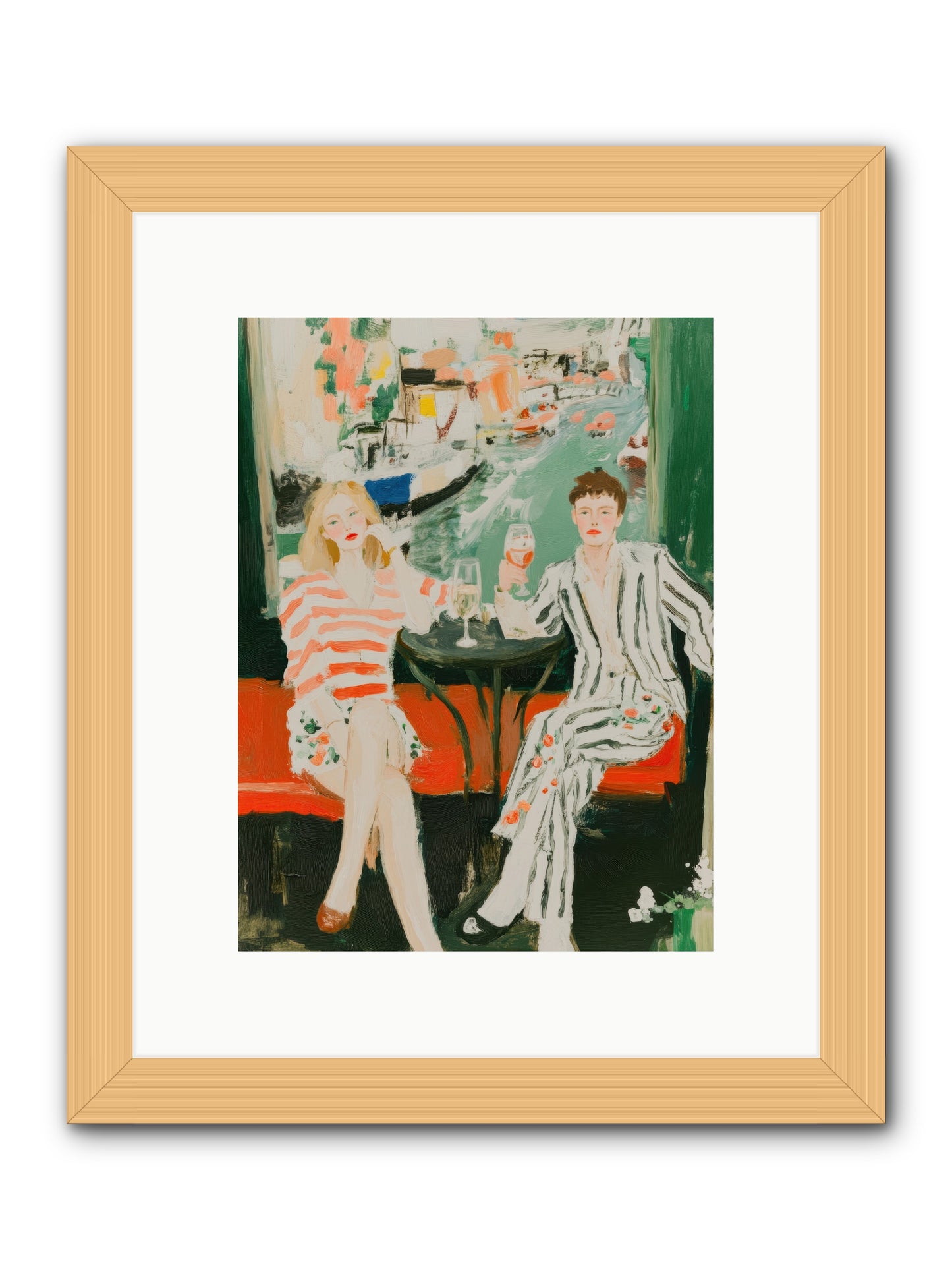 Maritime Daydreams -- Framed Print - Natural 9x12