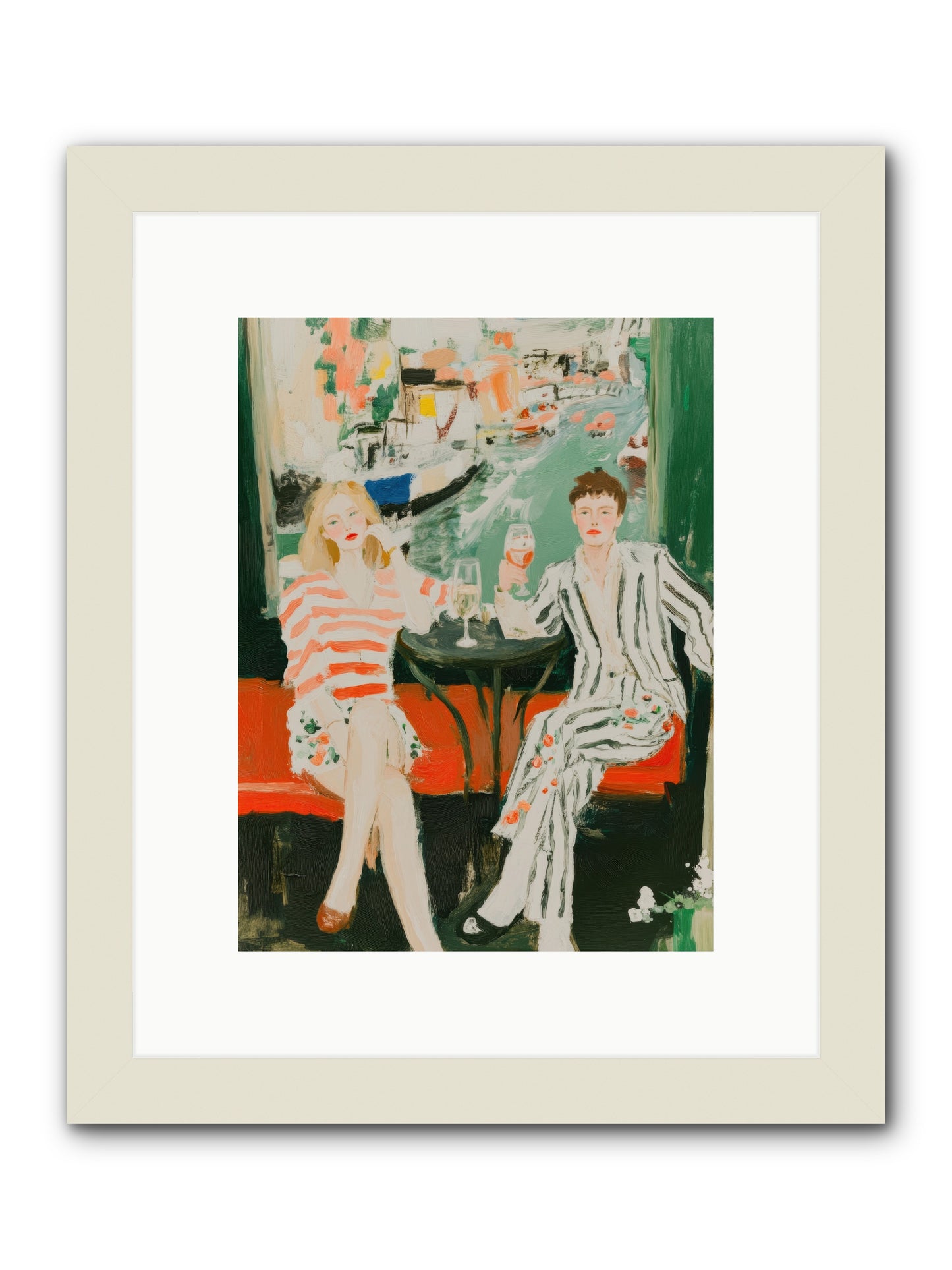 Maritime Daydreams -- Framed Print - White 9x12