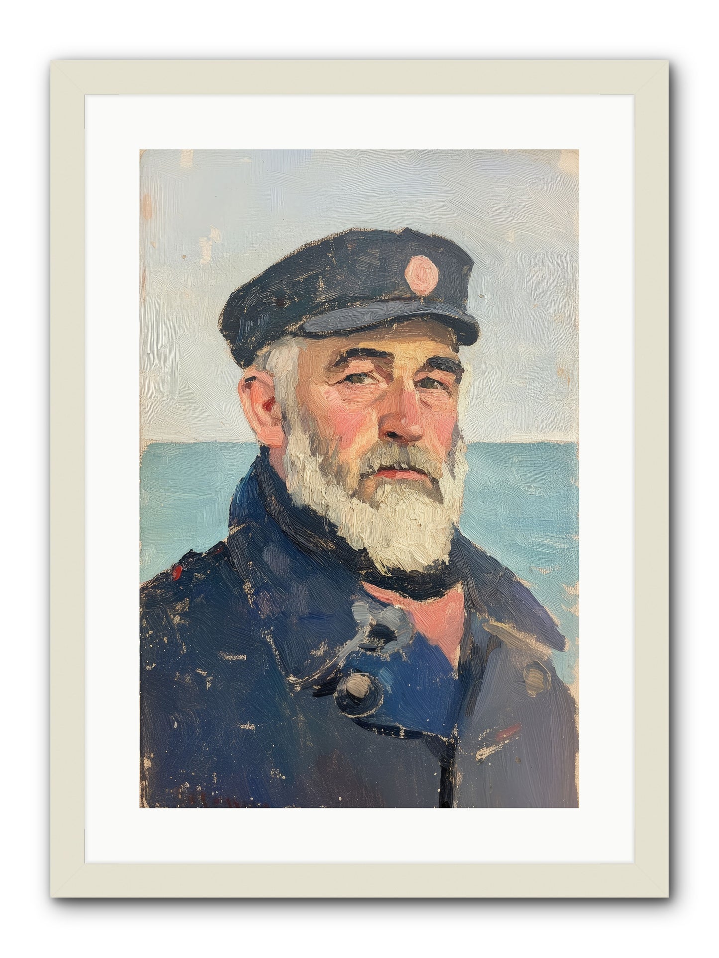 Maritime Legacy -- Framed Print - White 16x24