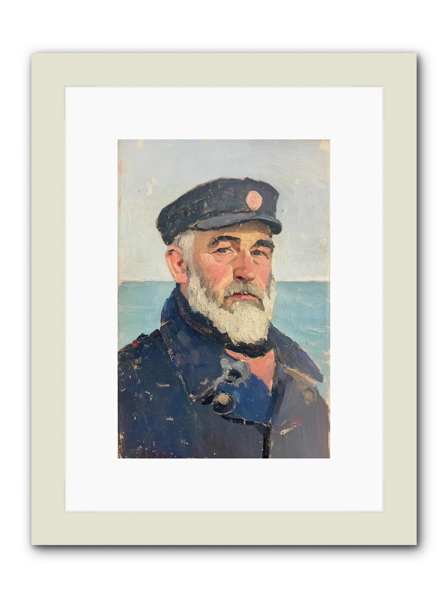 Maritime Legacy -- Framed Print - White 8x12