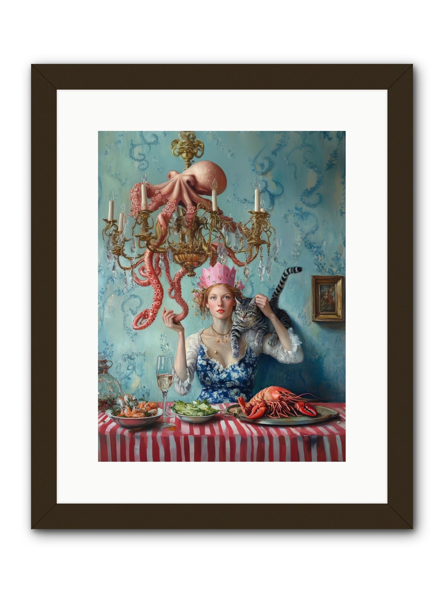 Maritime Manners & Merriment -- Framed Print - Black 12x16