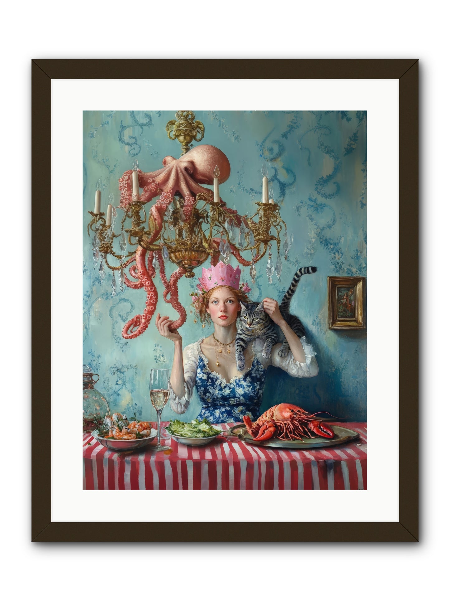 Maritime Manners & Merriment -- Framed Print - Black 18x24