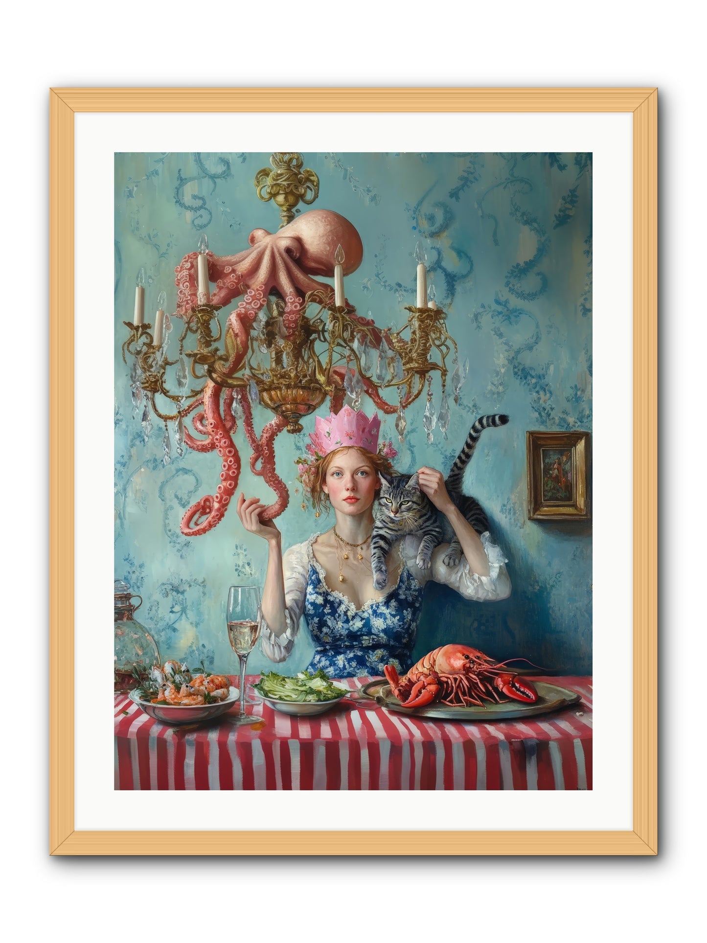 Maritime Manners & Merriment -- Framed Print - Natural 24x32