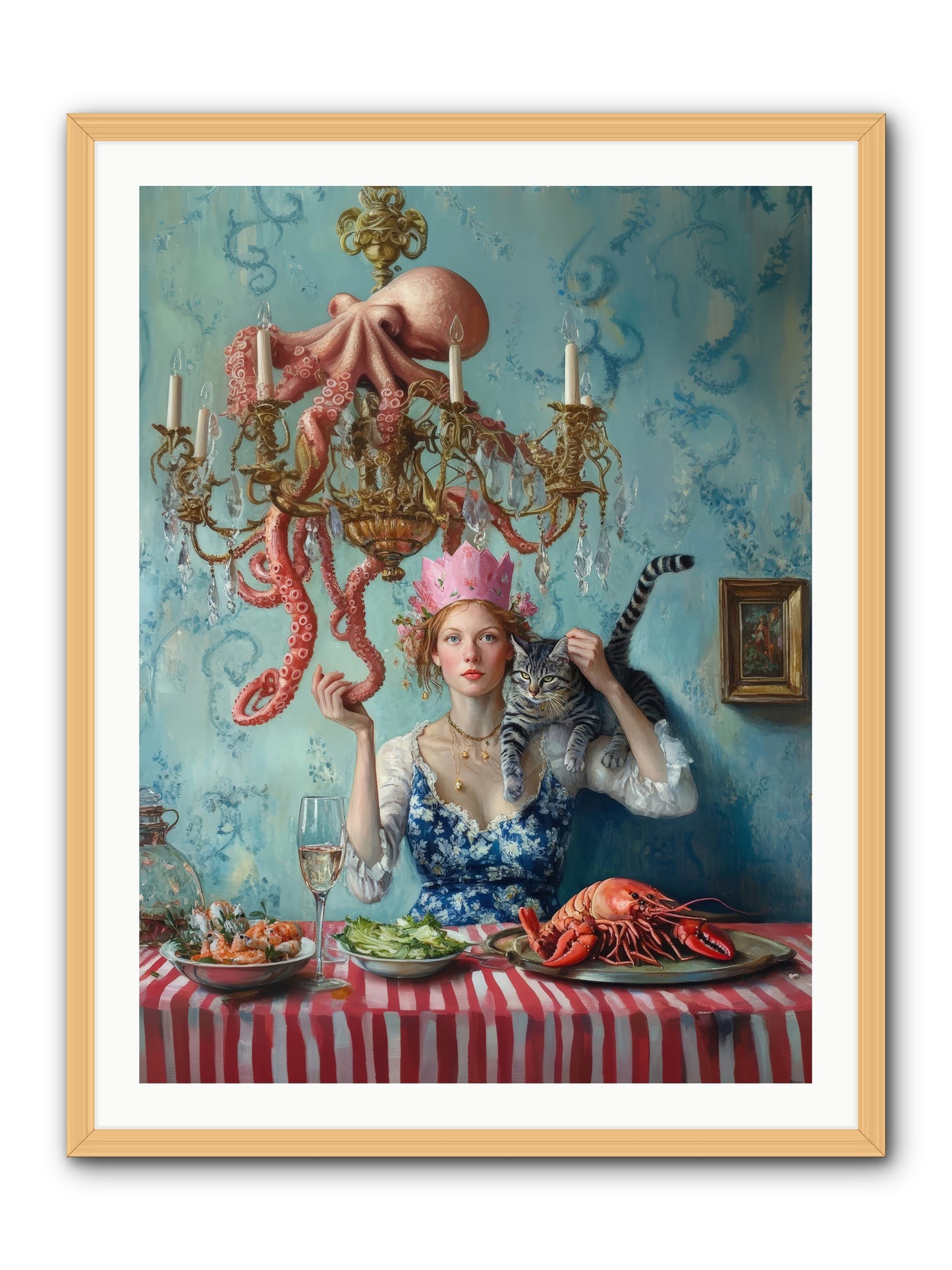 Maritime Manners & Merriment -- Framed Print - Natural 30x40