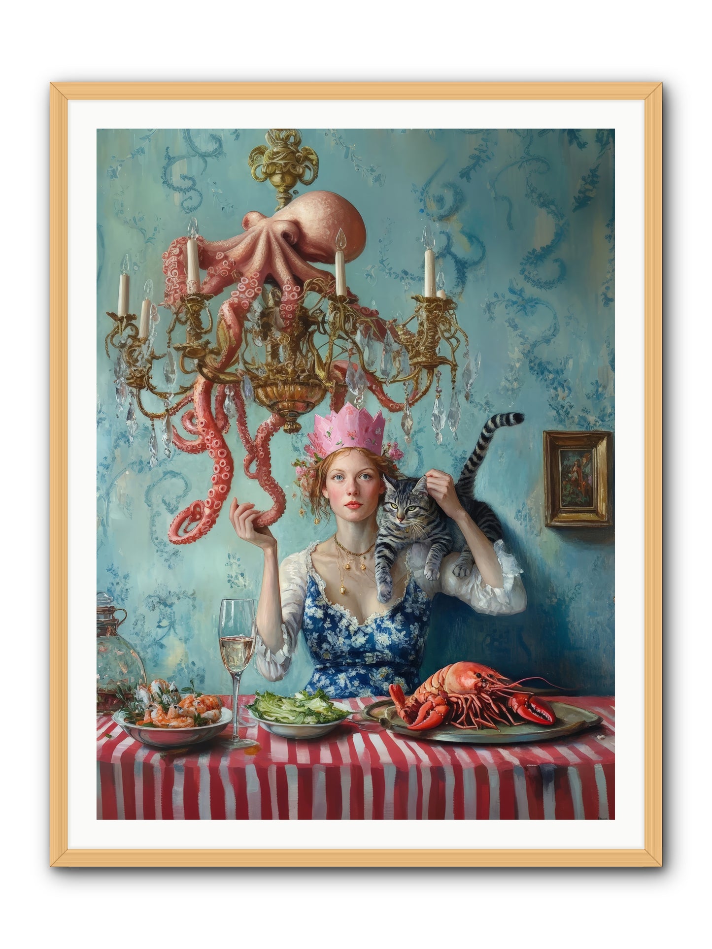 Maritime Manners & Merriment -- Framed Print - Natural 36x48
