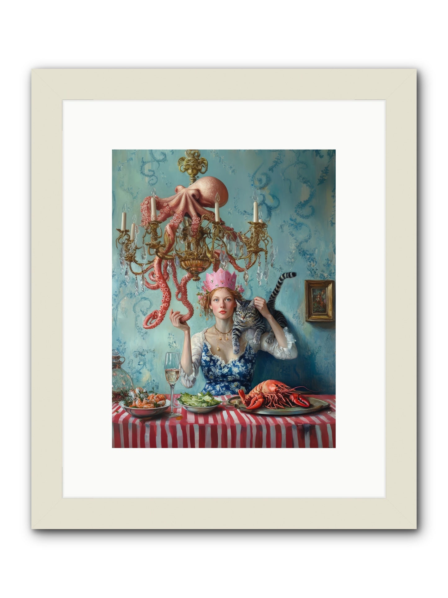 Maritime Manners & Merriment -- Framed Print - White 9x12