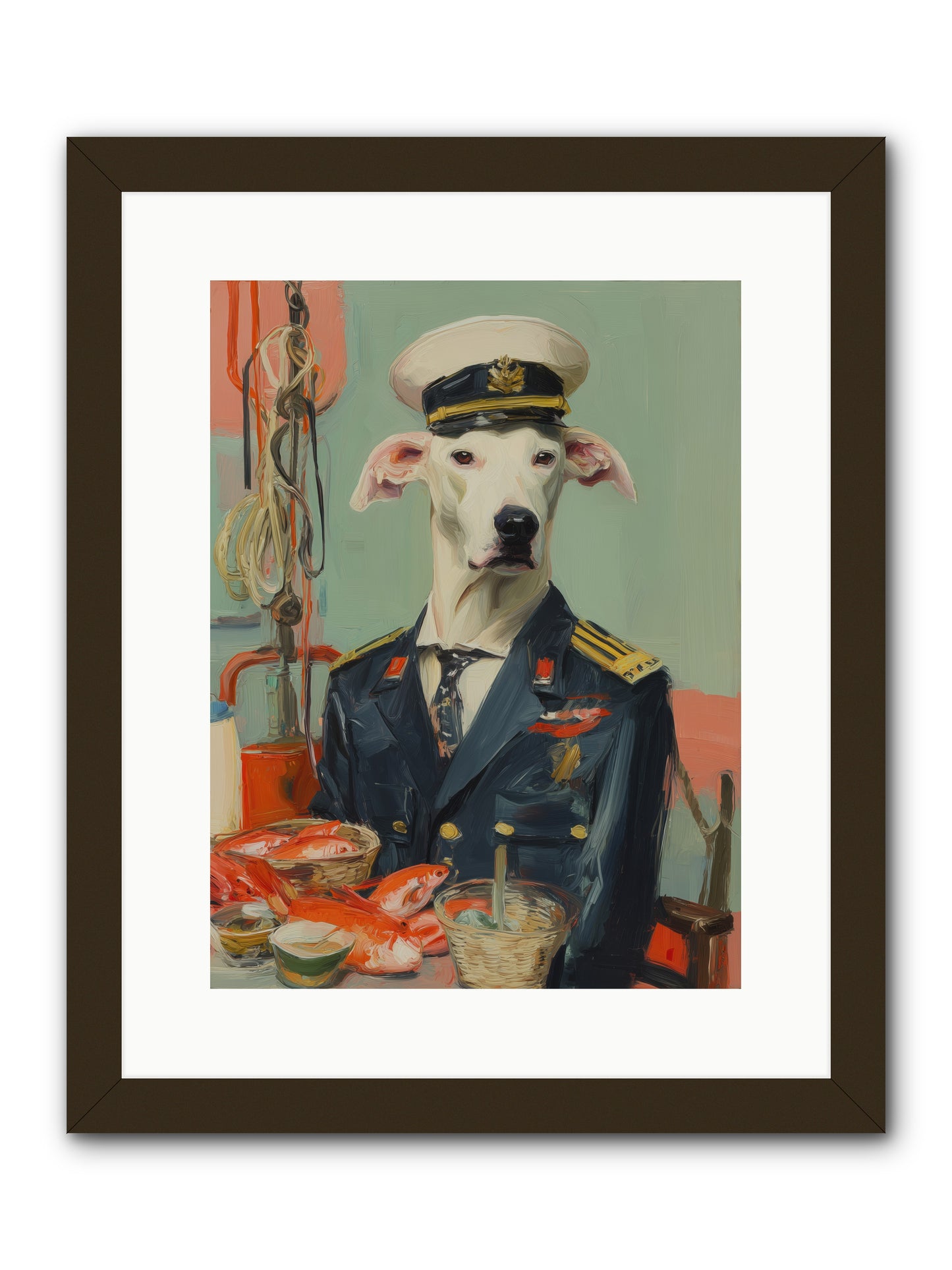 Maritime Mate -- Framed Print - Black 12x16