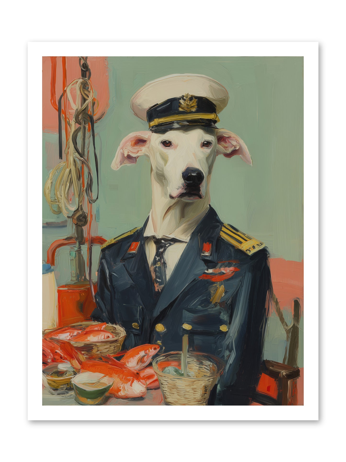 Maritime Mate -- Loose Canvas Print 18x24
