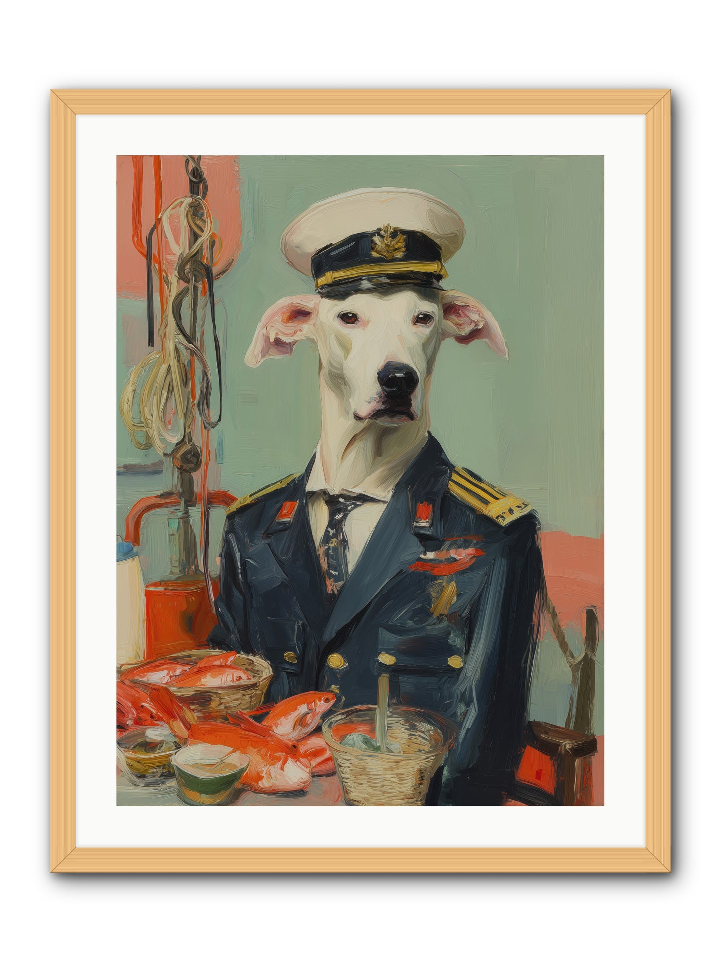 Maritime Mate -- Framed Print - Natural 24x32