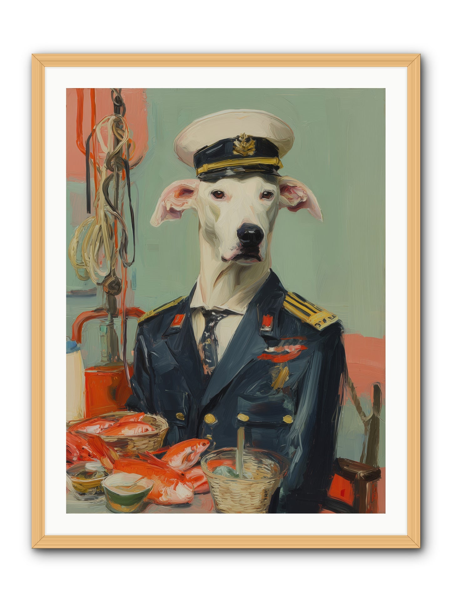 Maritime Mate -- Framed Print - Natural 30x40