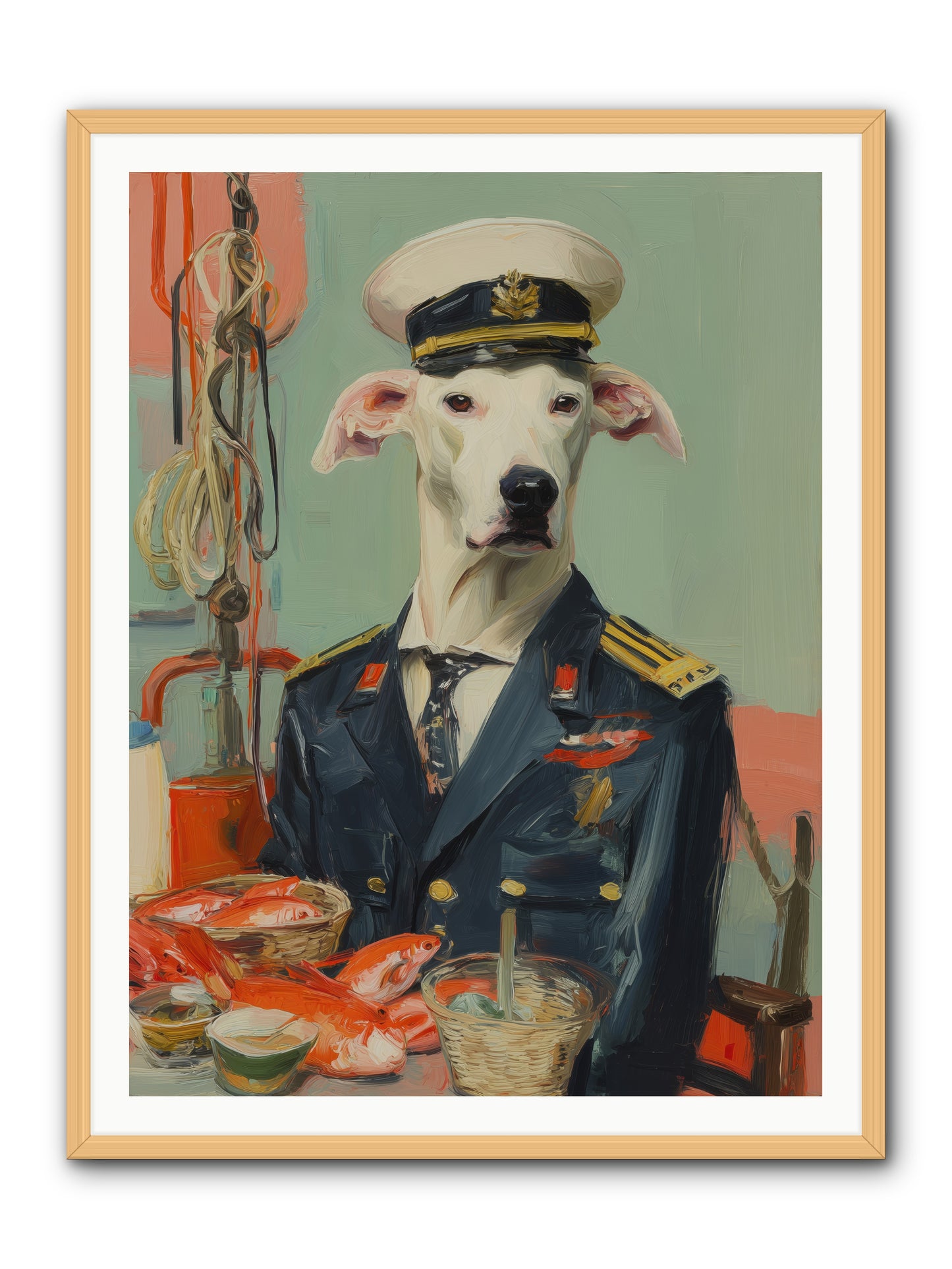 Maritime Mate -- Framed Print - Natural 36x48