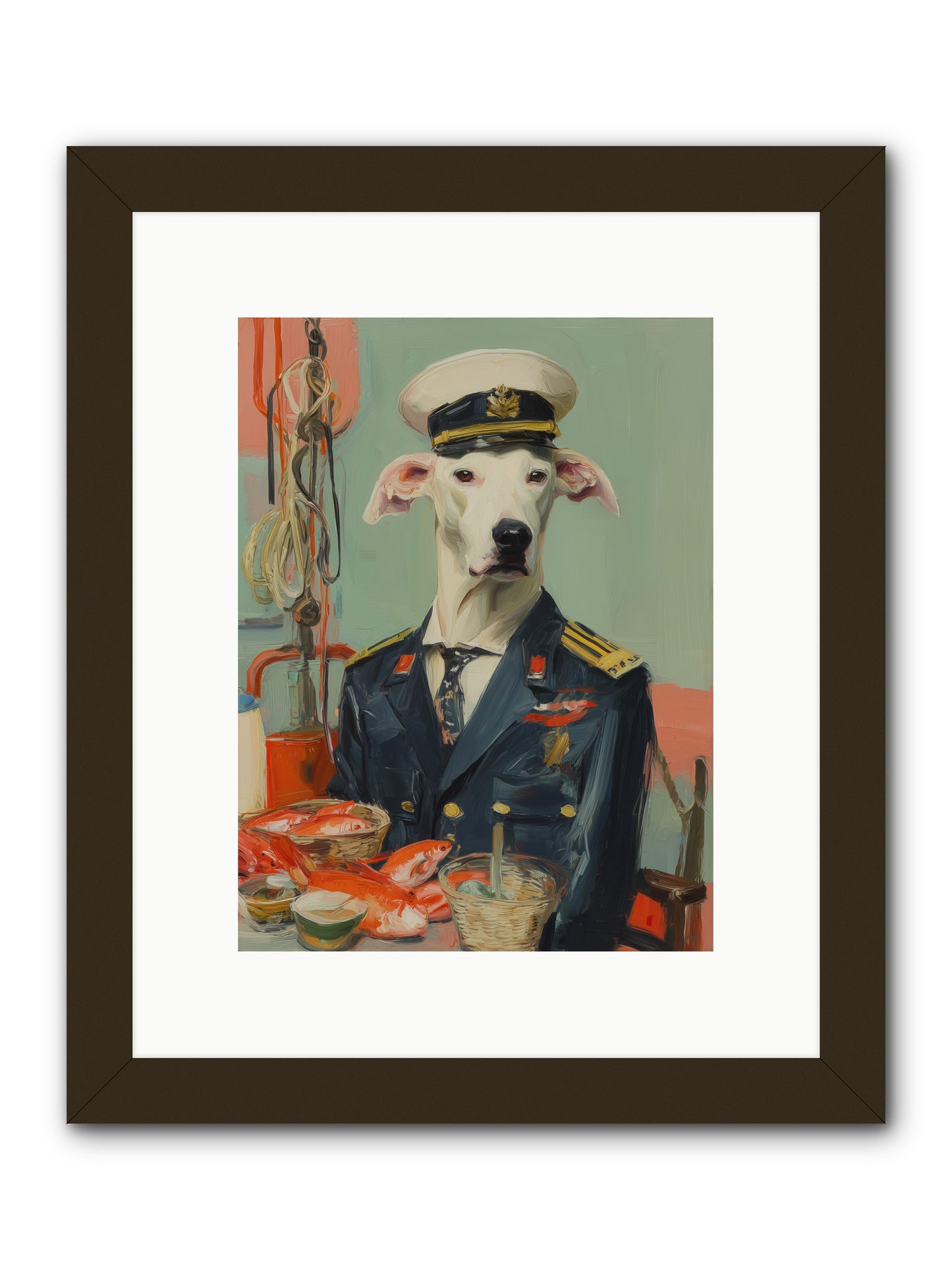 Maritime Mate -- Framed Print - Black 9x12
