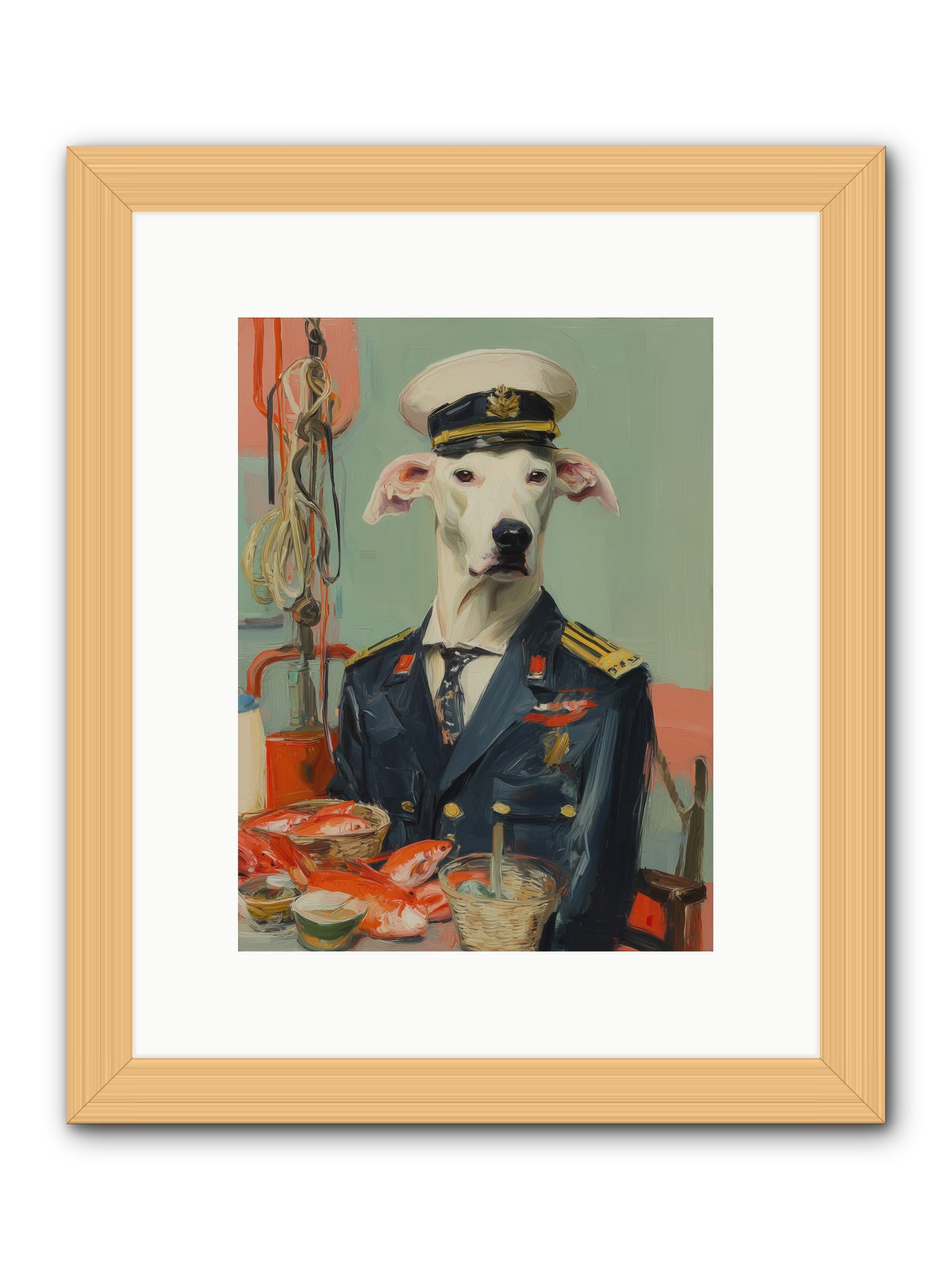 Maritime Mate -- Framed Print - Natural 9x12