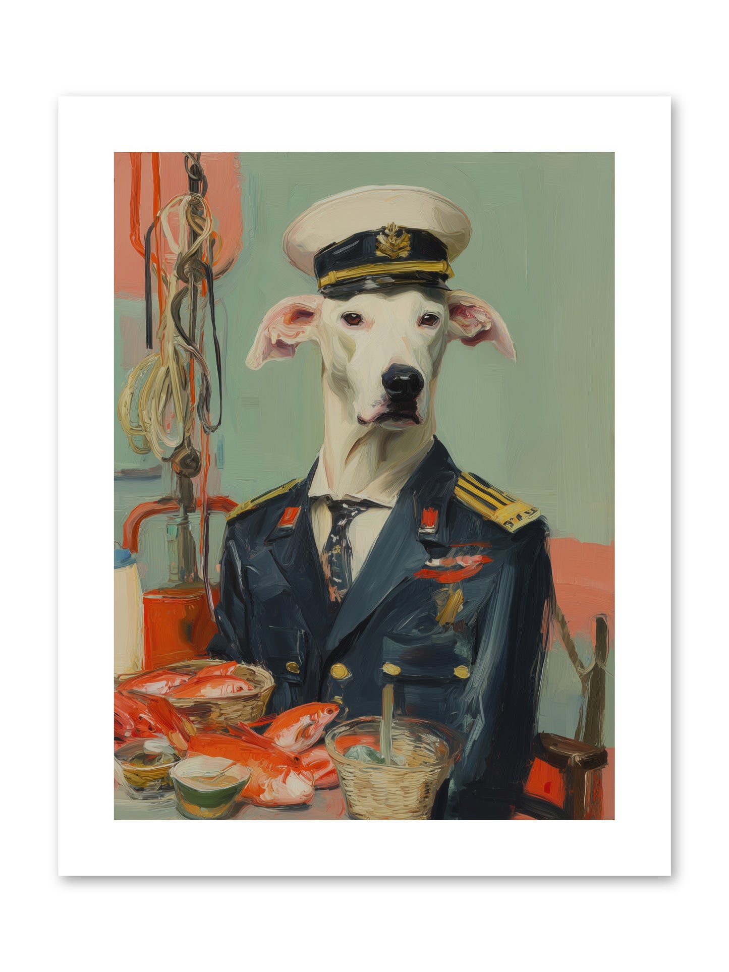 Maritime Mate -- Loose Canvas Print 9x12
