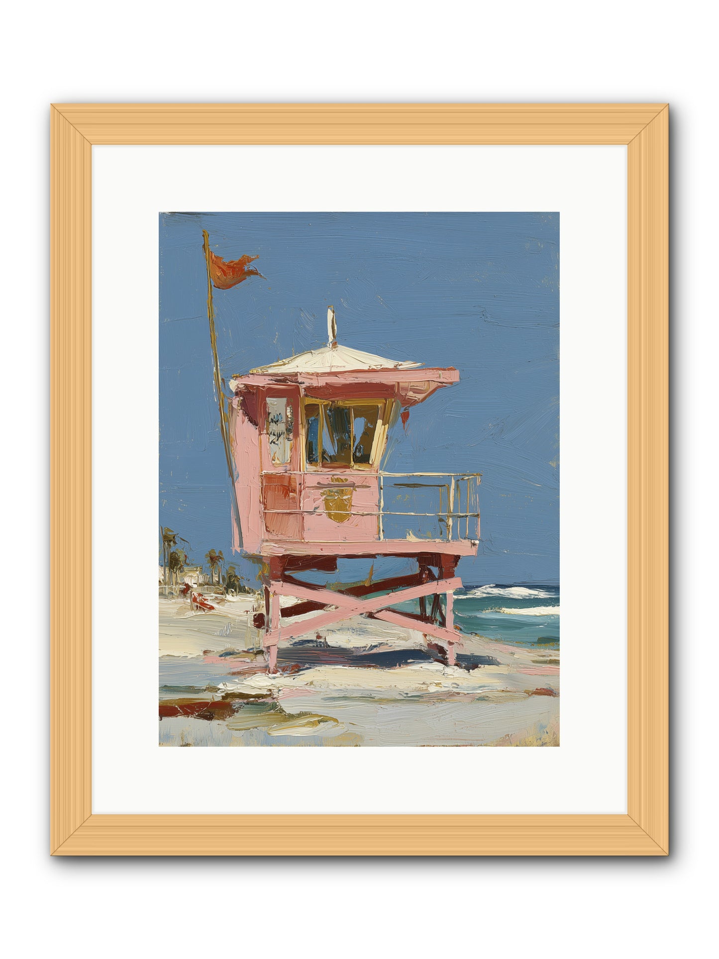 Maritime Memories -- Framed Print - Natural 12x16