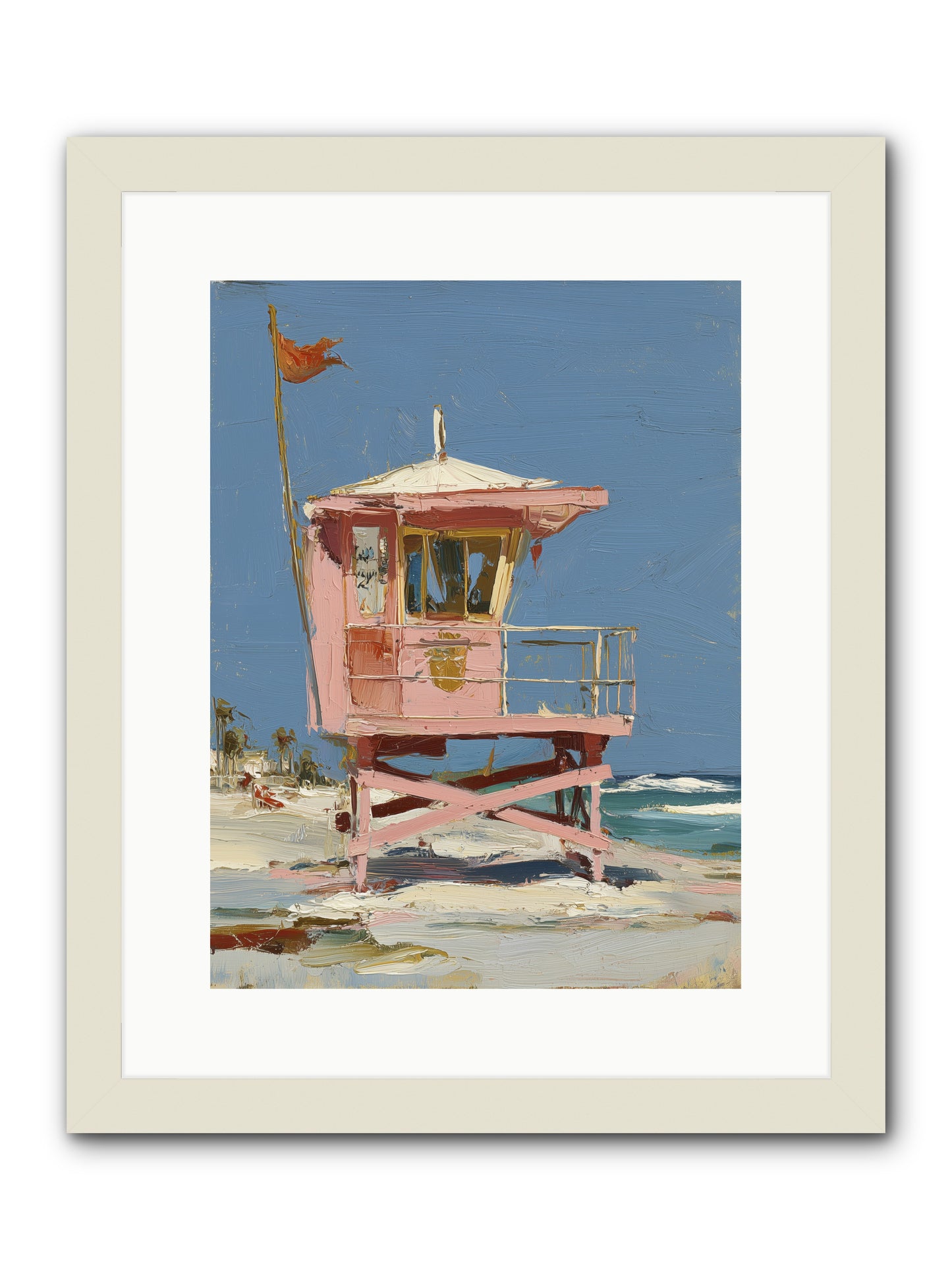 Maritime Memories -- Framed Print - White 12x16