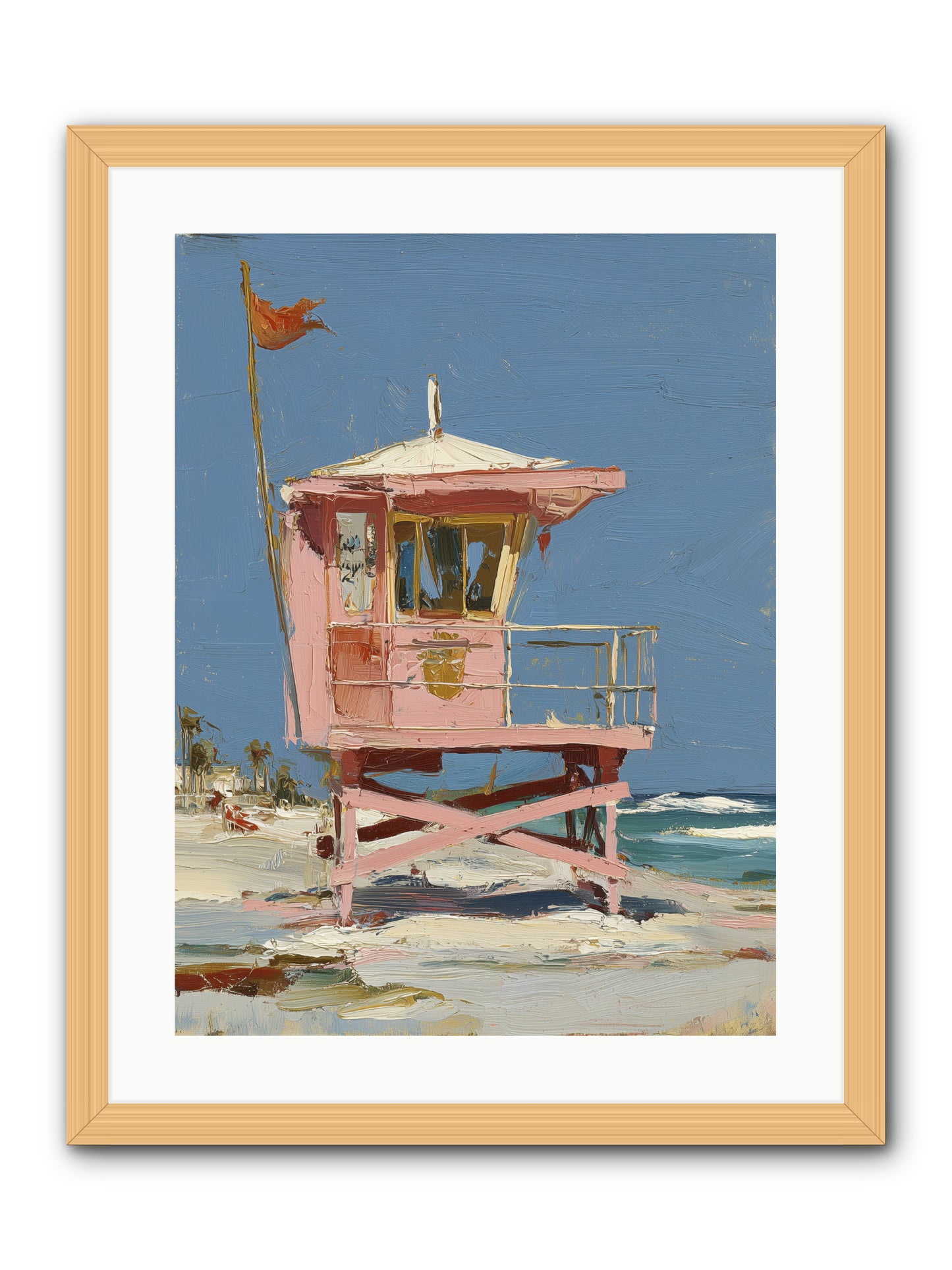Maritime Memories -- Framed Print - Natural 18x24
