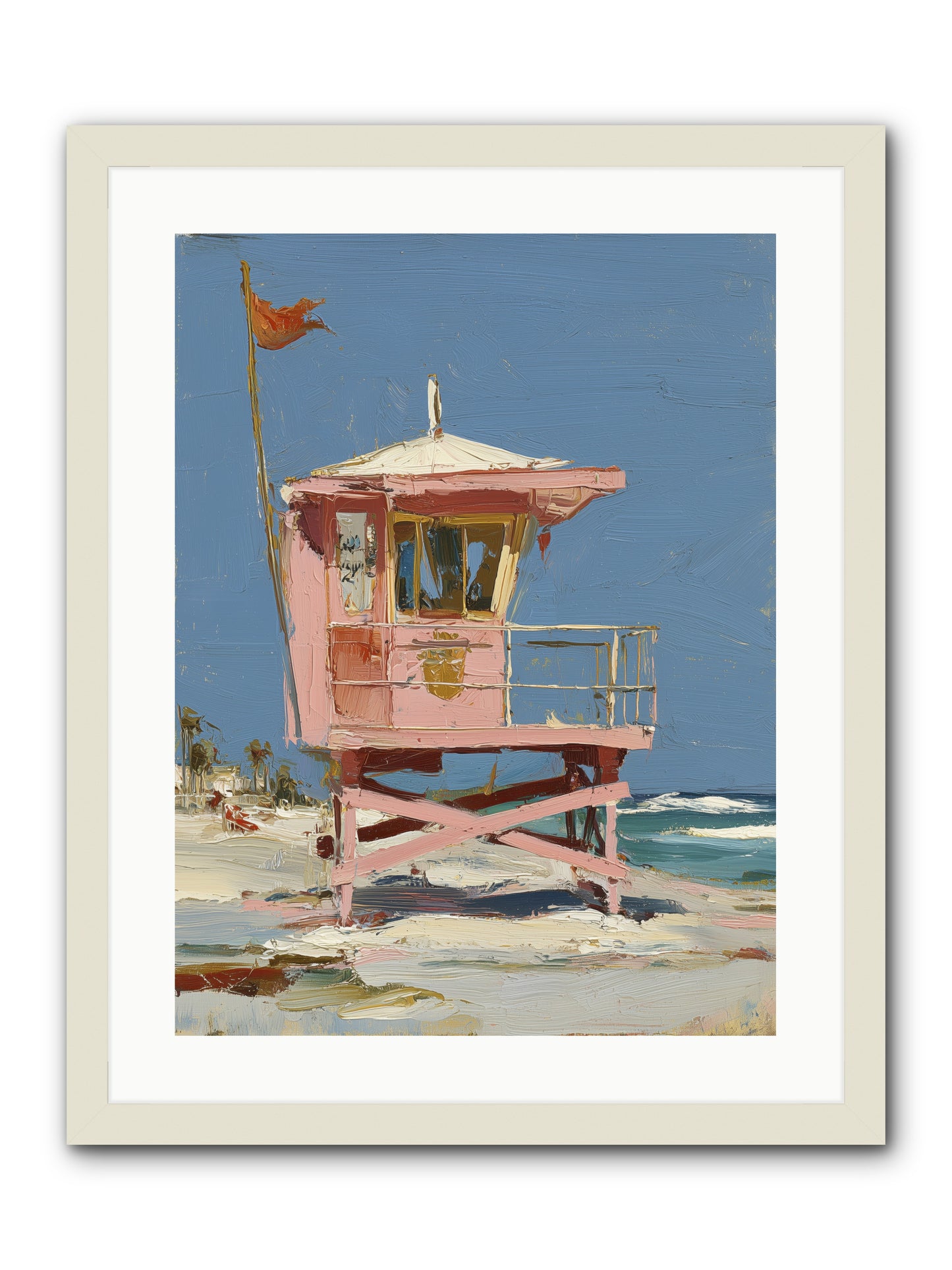 Maritime Memories -- Framed Print - White 18x24