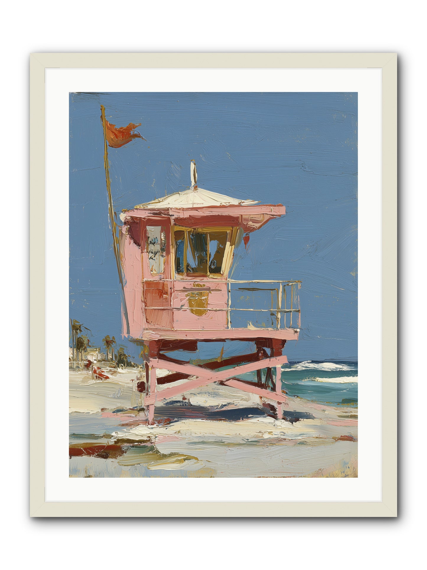 Maritime Memories -- Framed Print - White 24x32