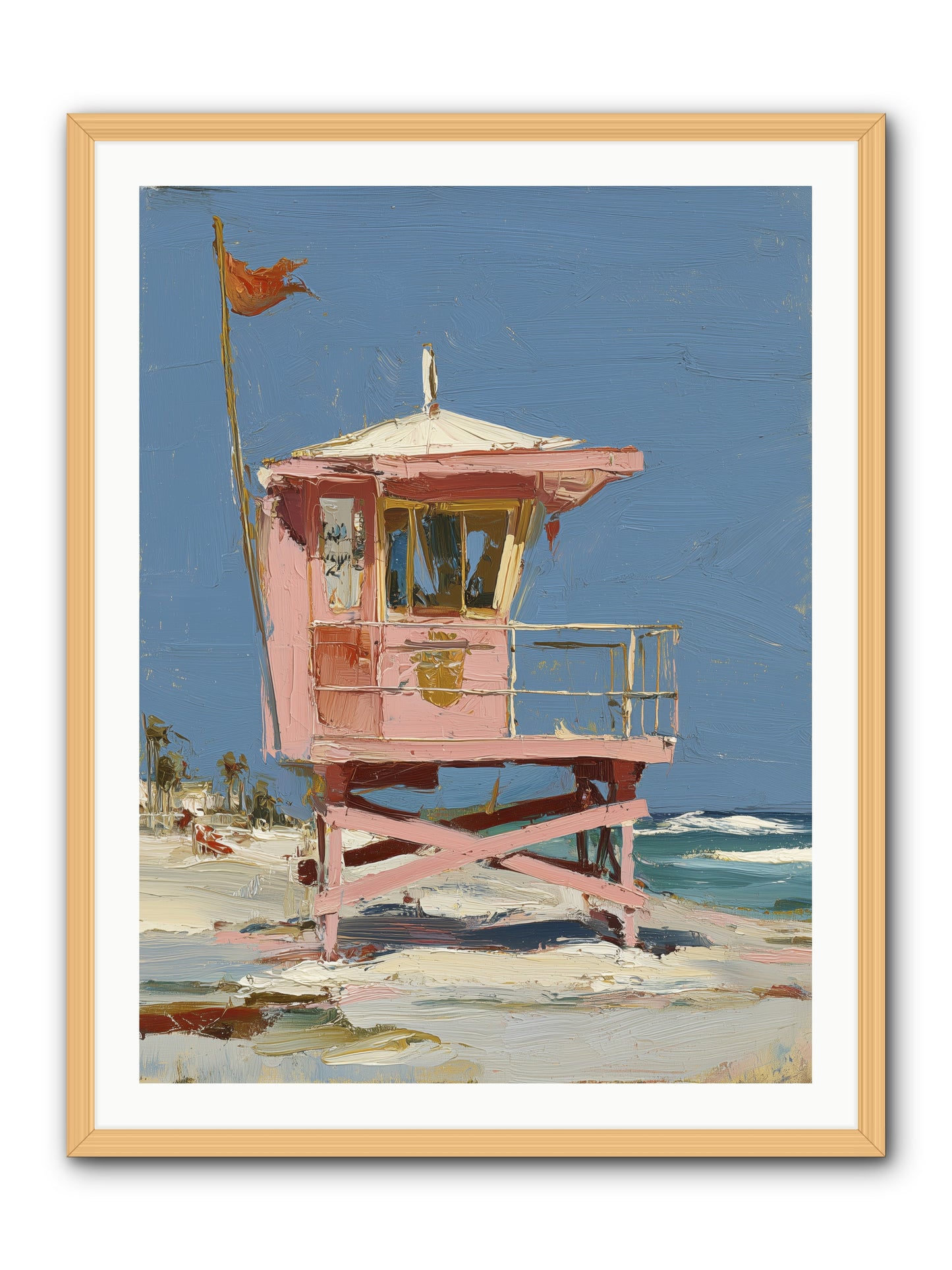 Maritime Memories -- Framed Print - Natural 30x40