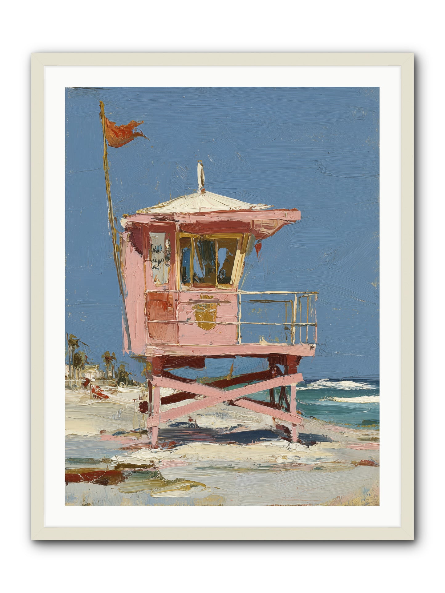 Maritime Memories -- Framed Print - White 30x40
