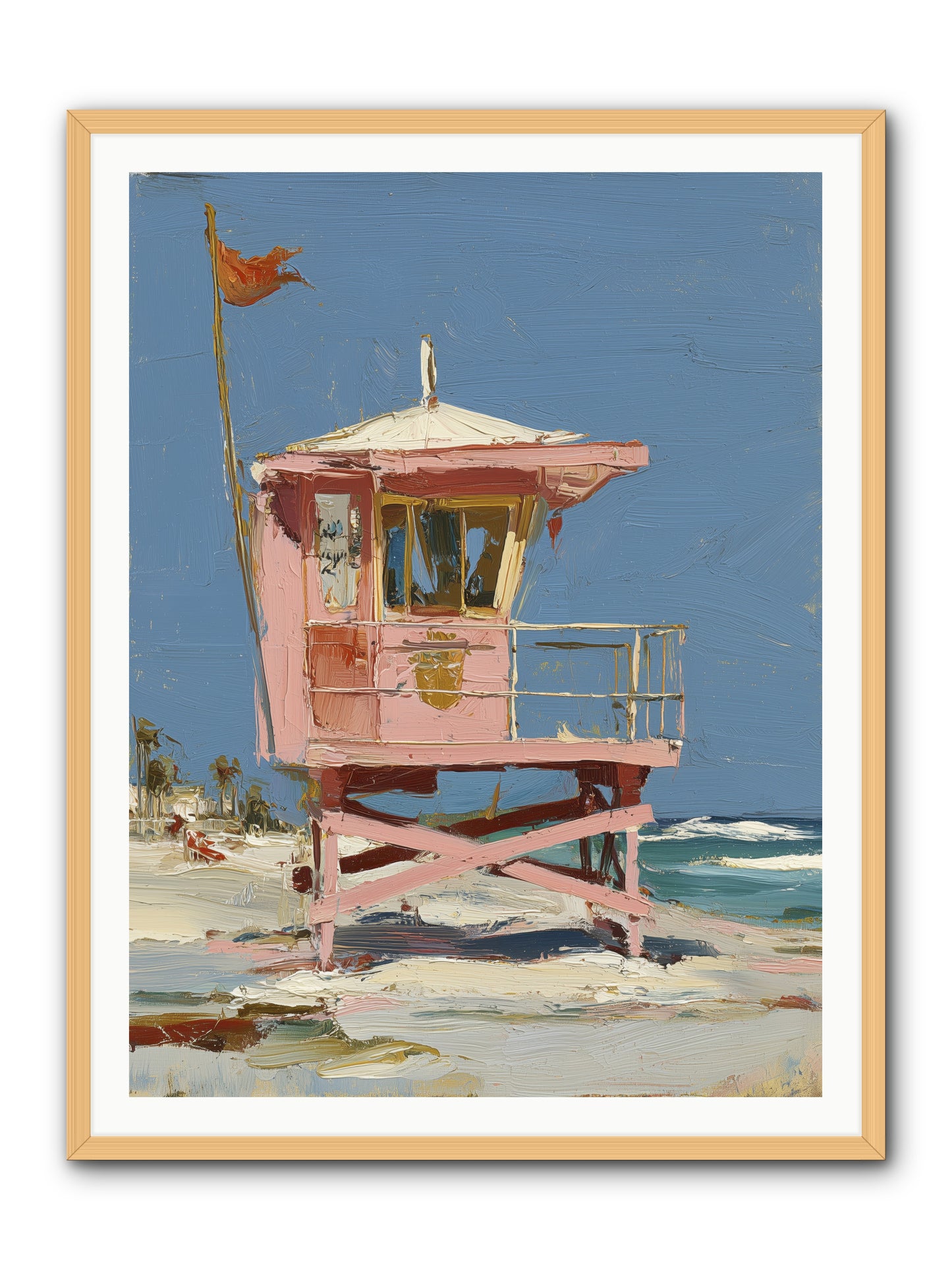 Maritime Memories -- Framed Print - Natural 36x48