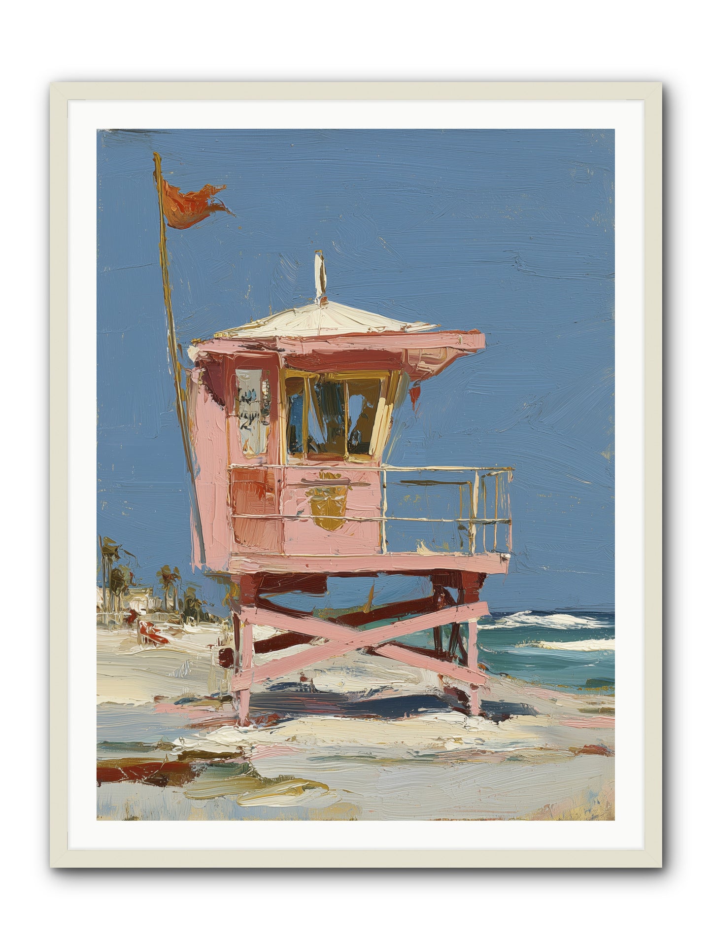 Maritime Memories -- Framed Print - White 36x48