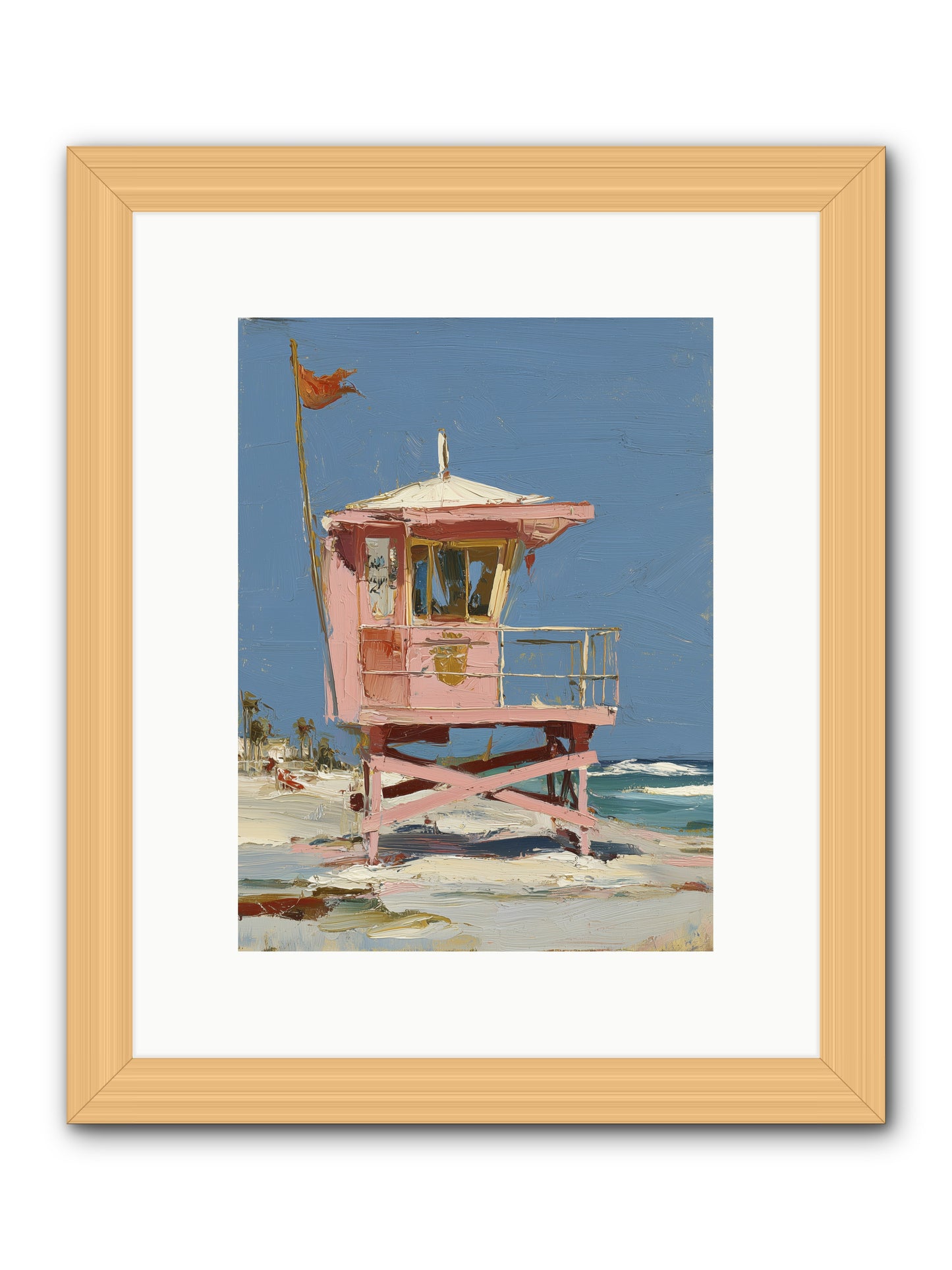 Maritime Memories -- Framed Print - Natural 9x12