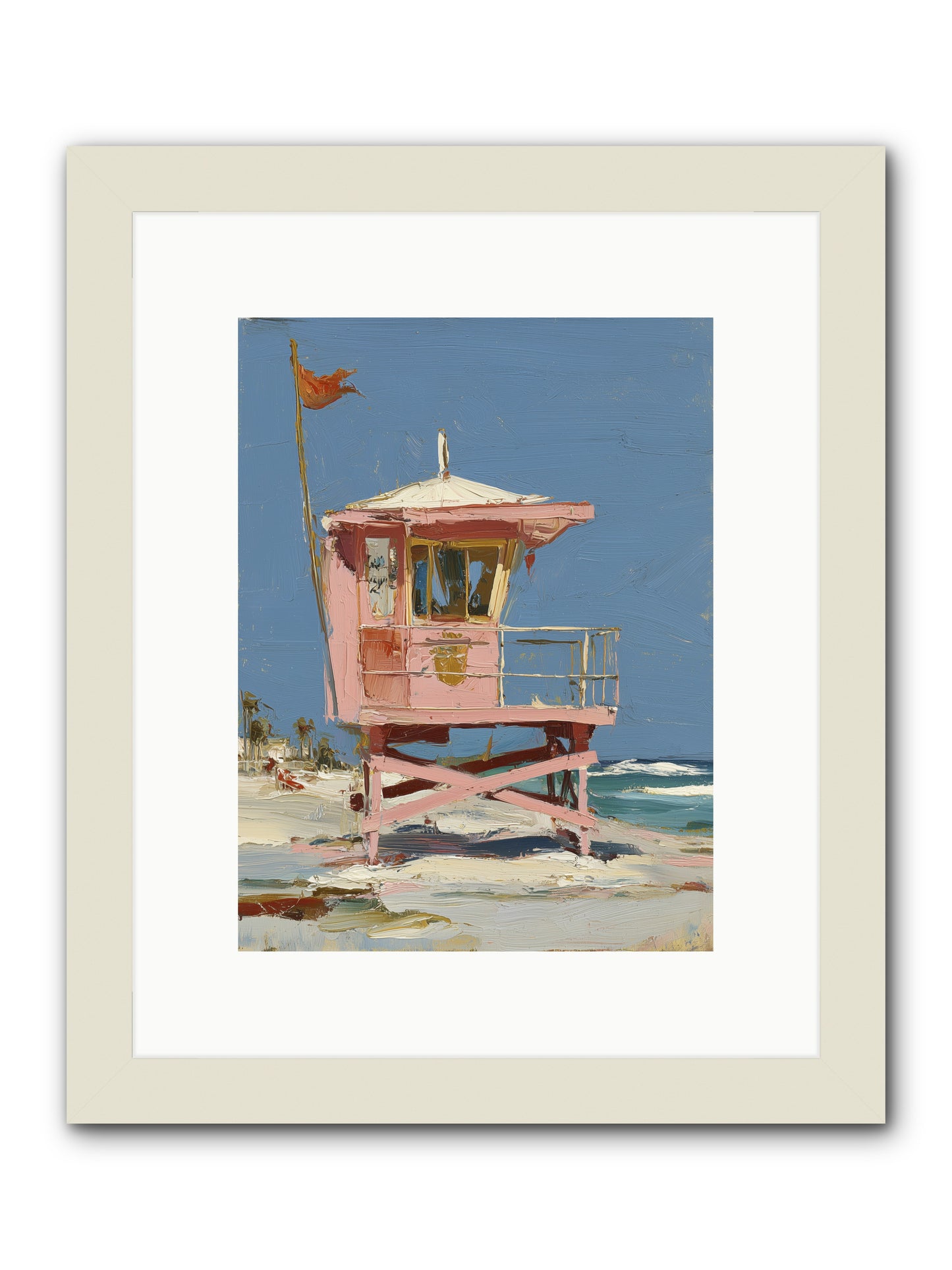 Maritime Memories -- Framed Print - White 9x12