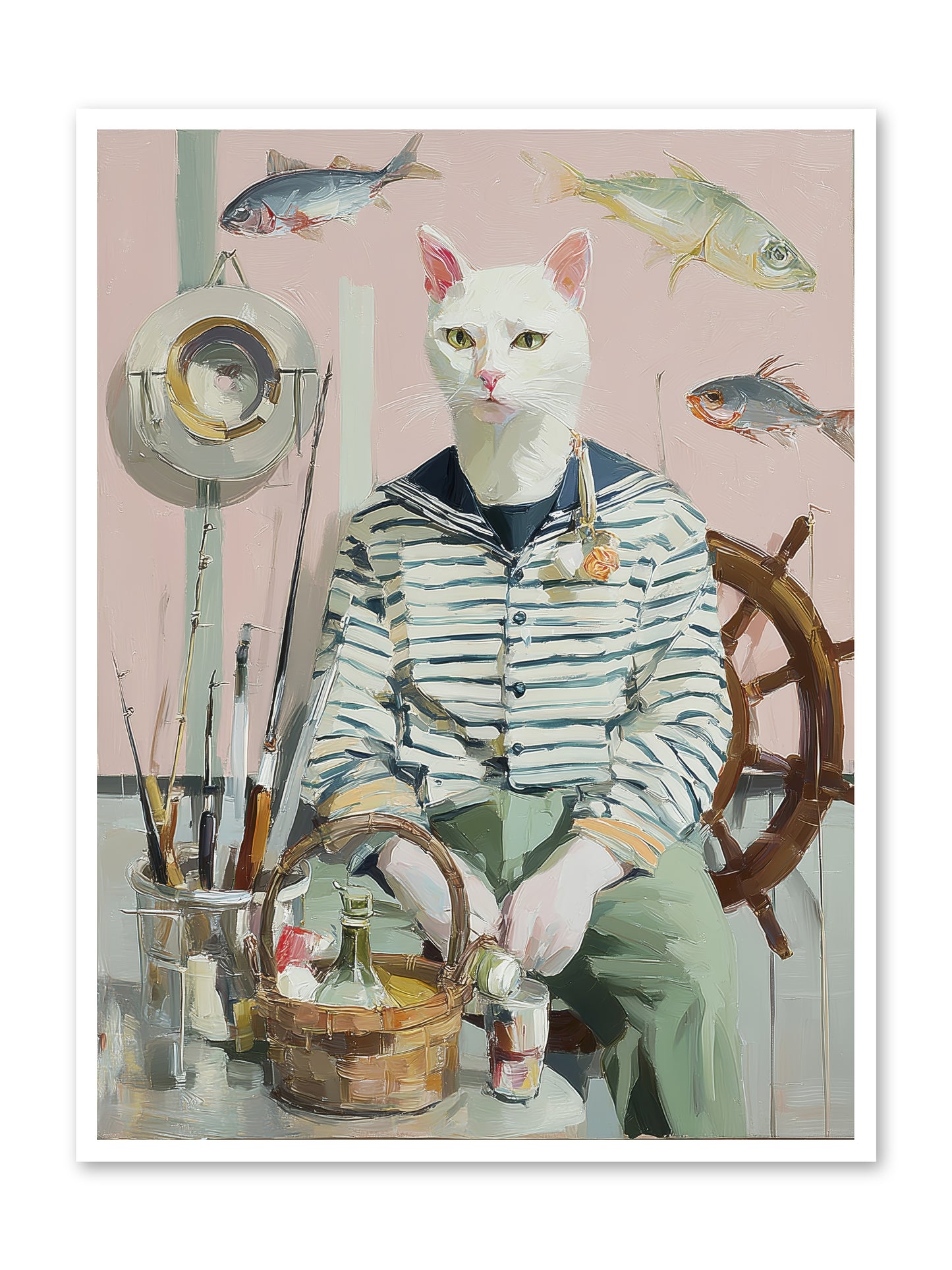 Maritime Meow -- Paper Print 36x48