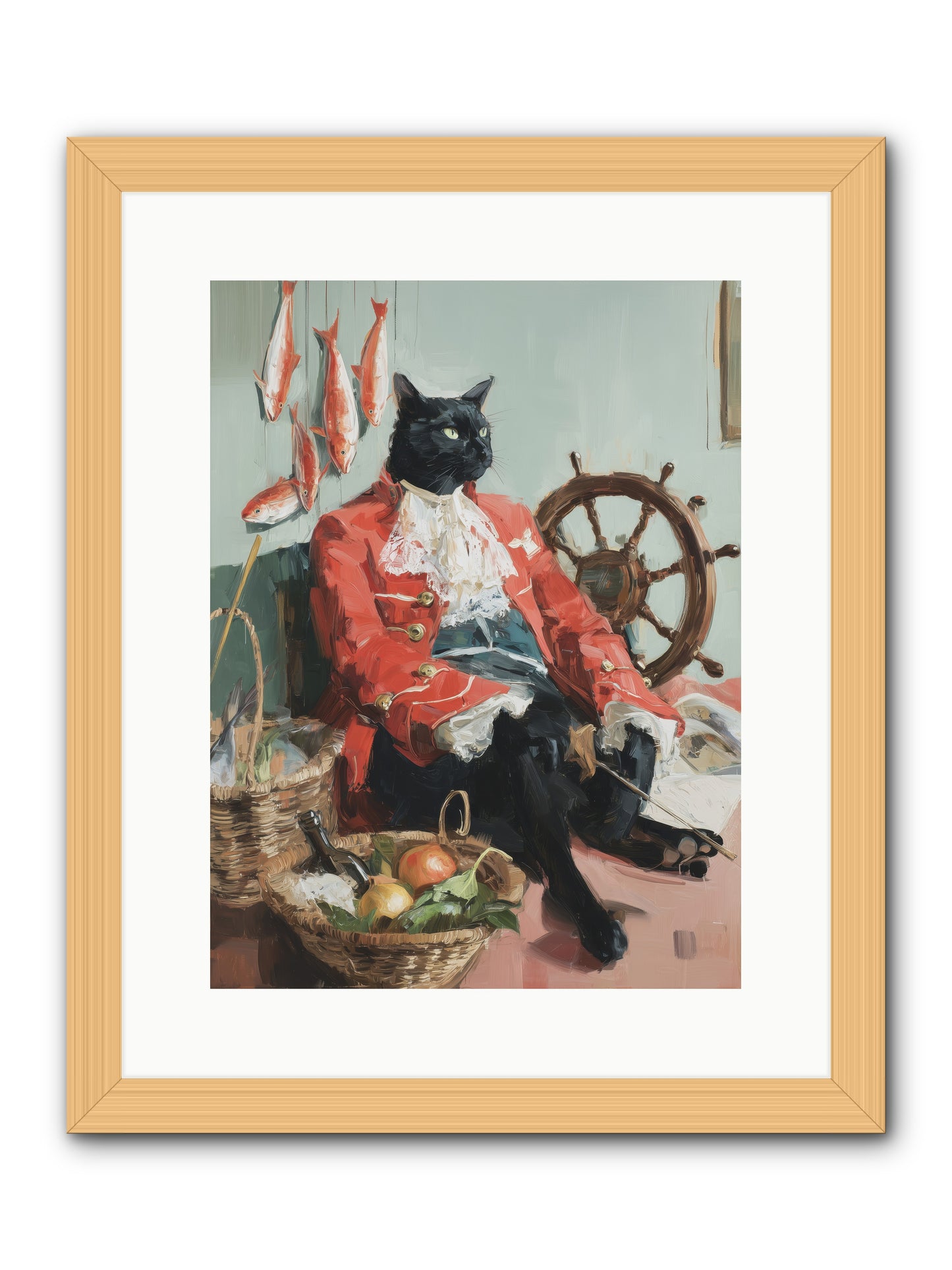 Maritime Monarchy -- Framed Print - Natural 12x16