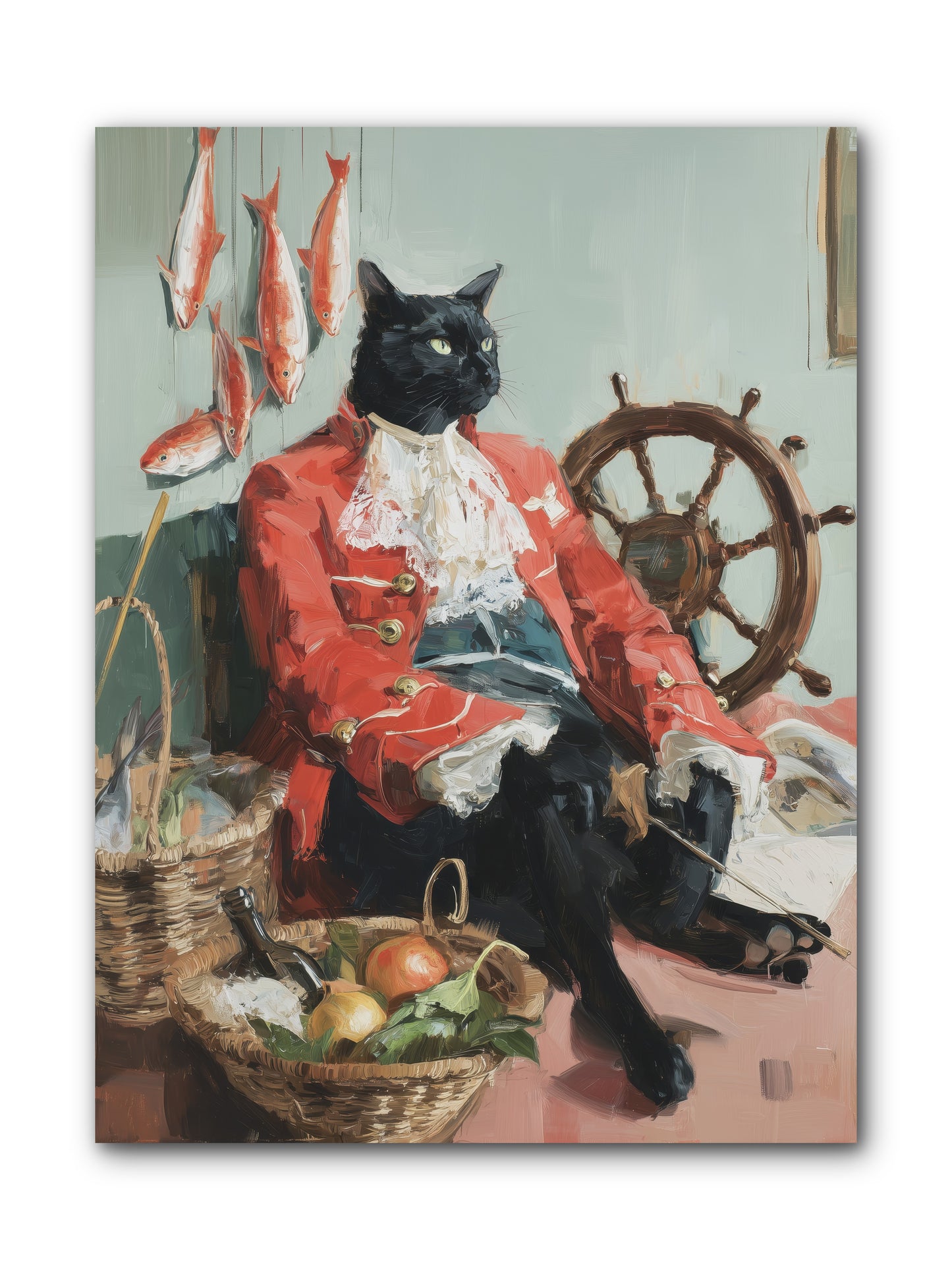 Maritime Monarchy -- Wrapped Canvas 9x12